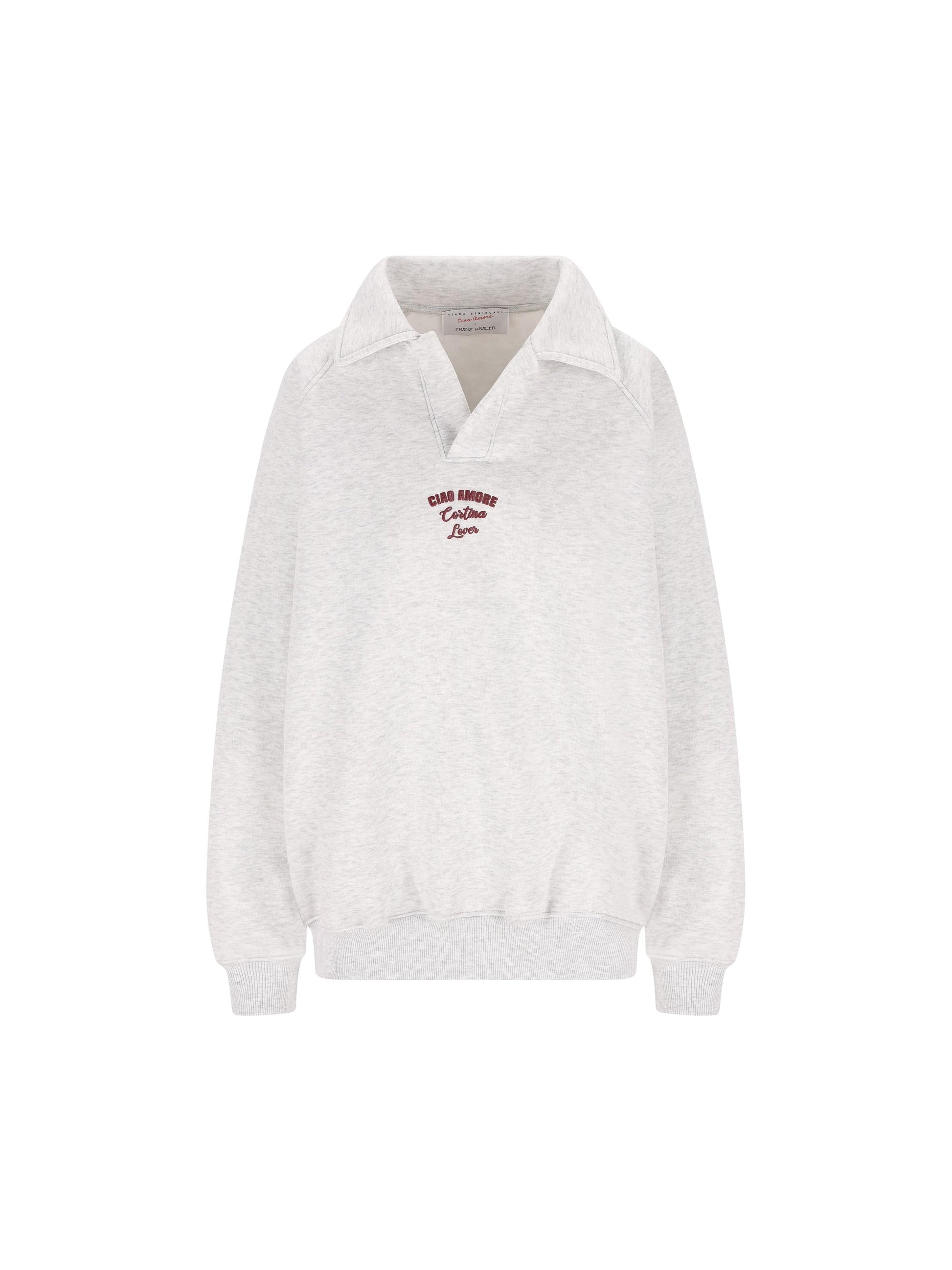 Polo in cotone "Ciao Amore Cortina Lover" F25ET1925K 38 GIADA BENINCASA 