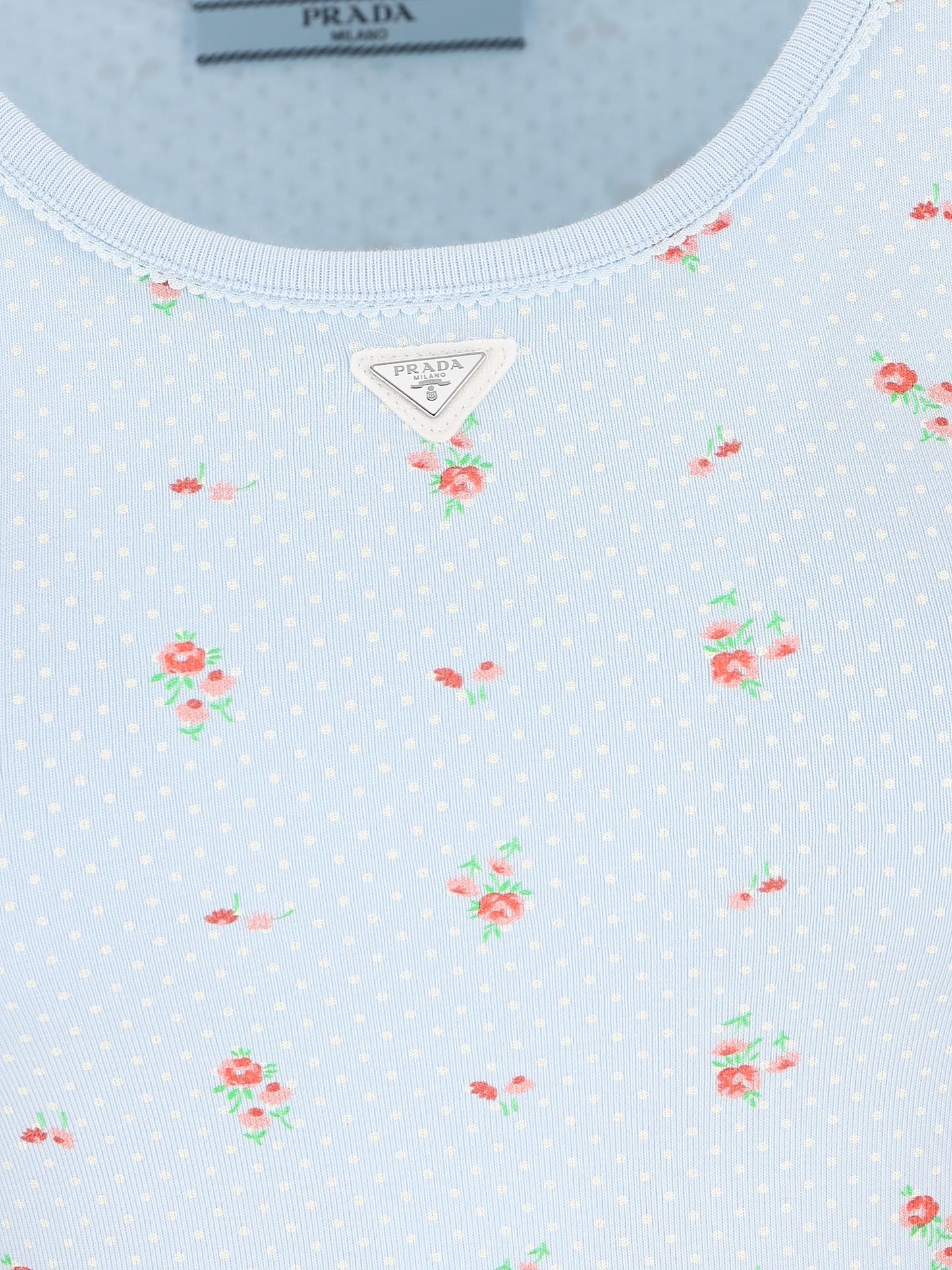 Canotta realizzata in cotone. 39659C 19AXF0012 PRADA 