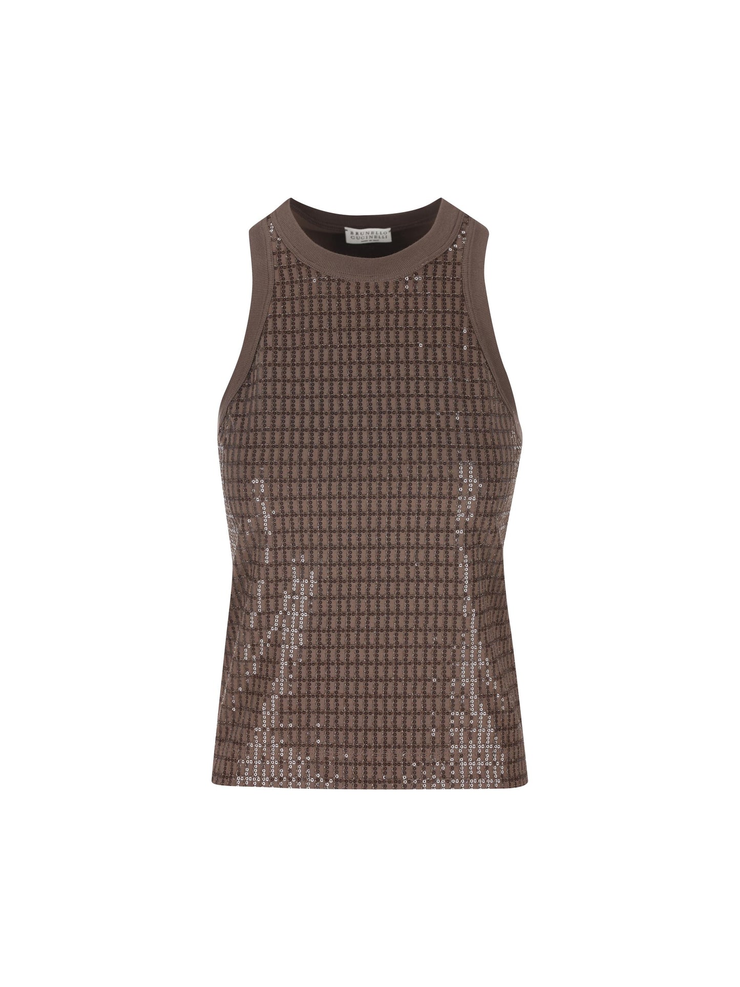 Top realizzato in cotone ed elastan. M0T18HK500 C8589 BRUNELLO CUCINELLI 