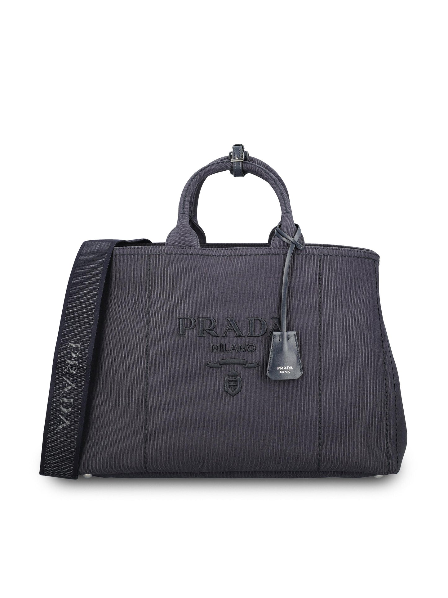 Borsa realizzata in cotone e lino. 2VG131 2CYAF0216 PRADA 