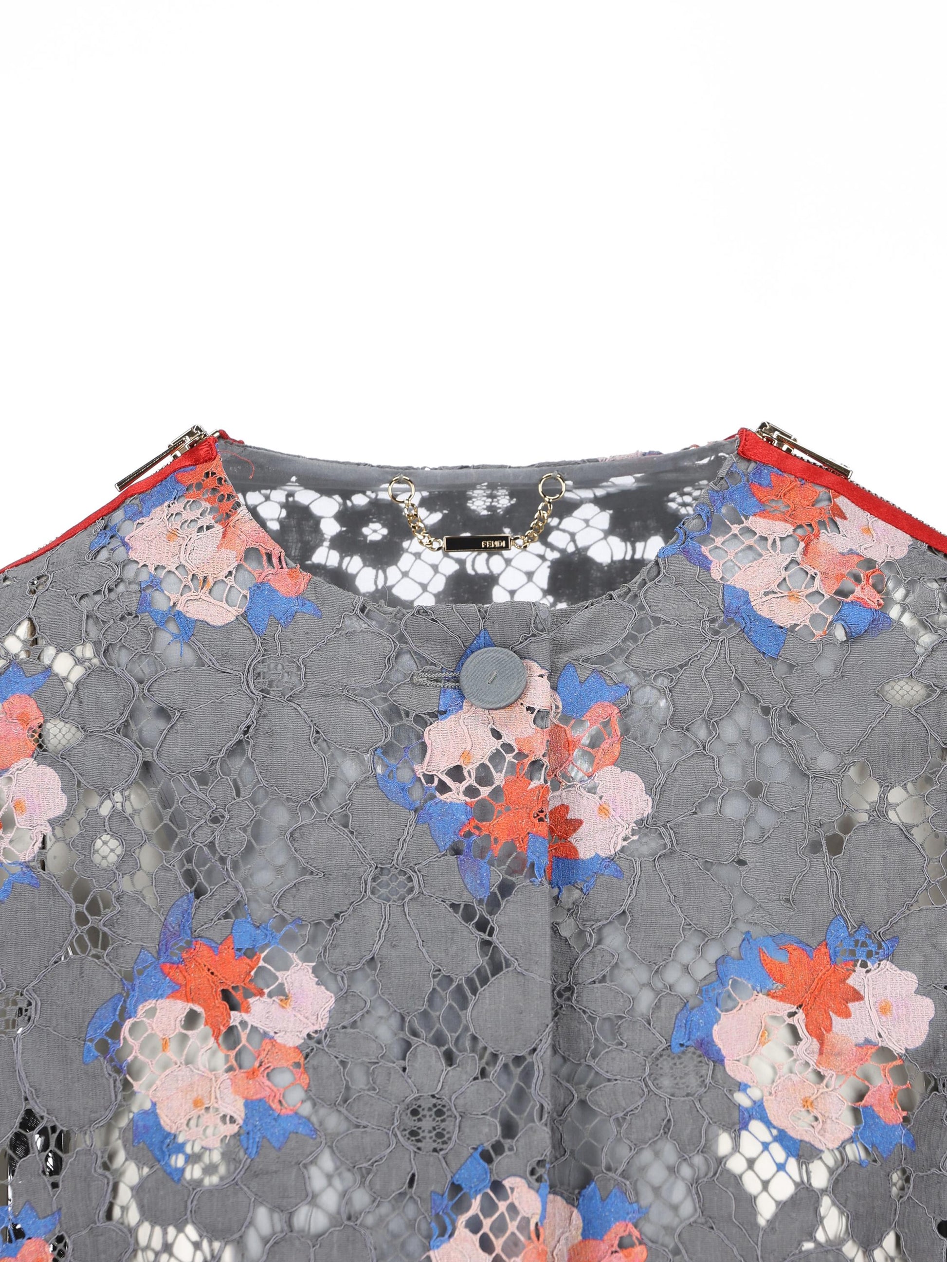 Giacca in pizzo FJ7736 AW9EF1W0R FENDI 