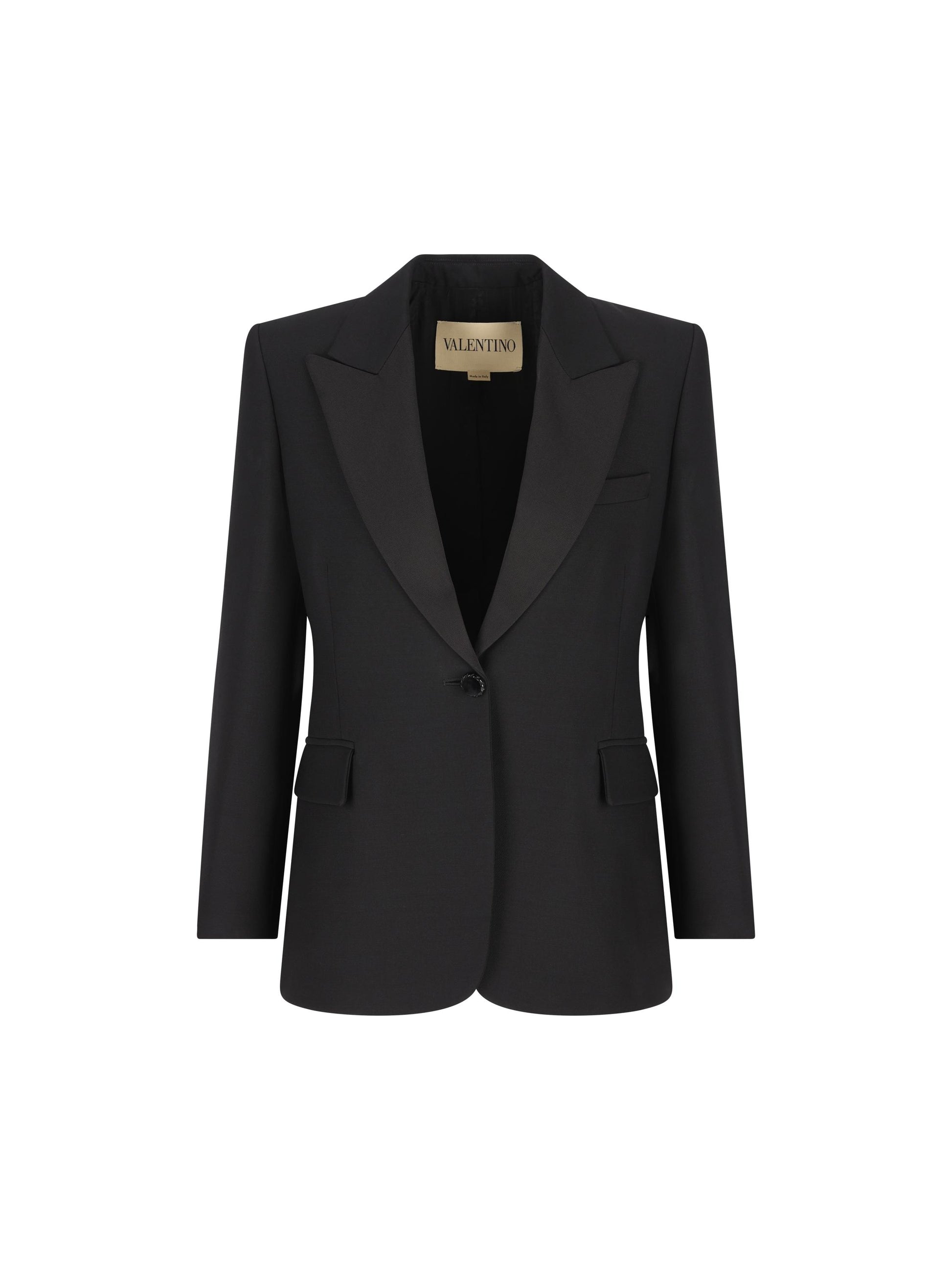 Blazer realizzato in lana e seta. 7B0CE4V01CF 0NO VALENTINO GARAVANI 