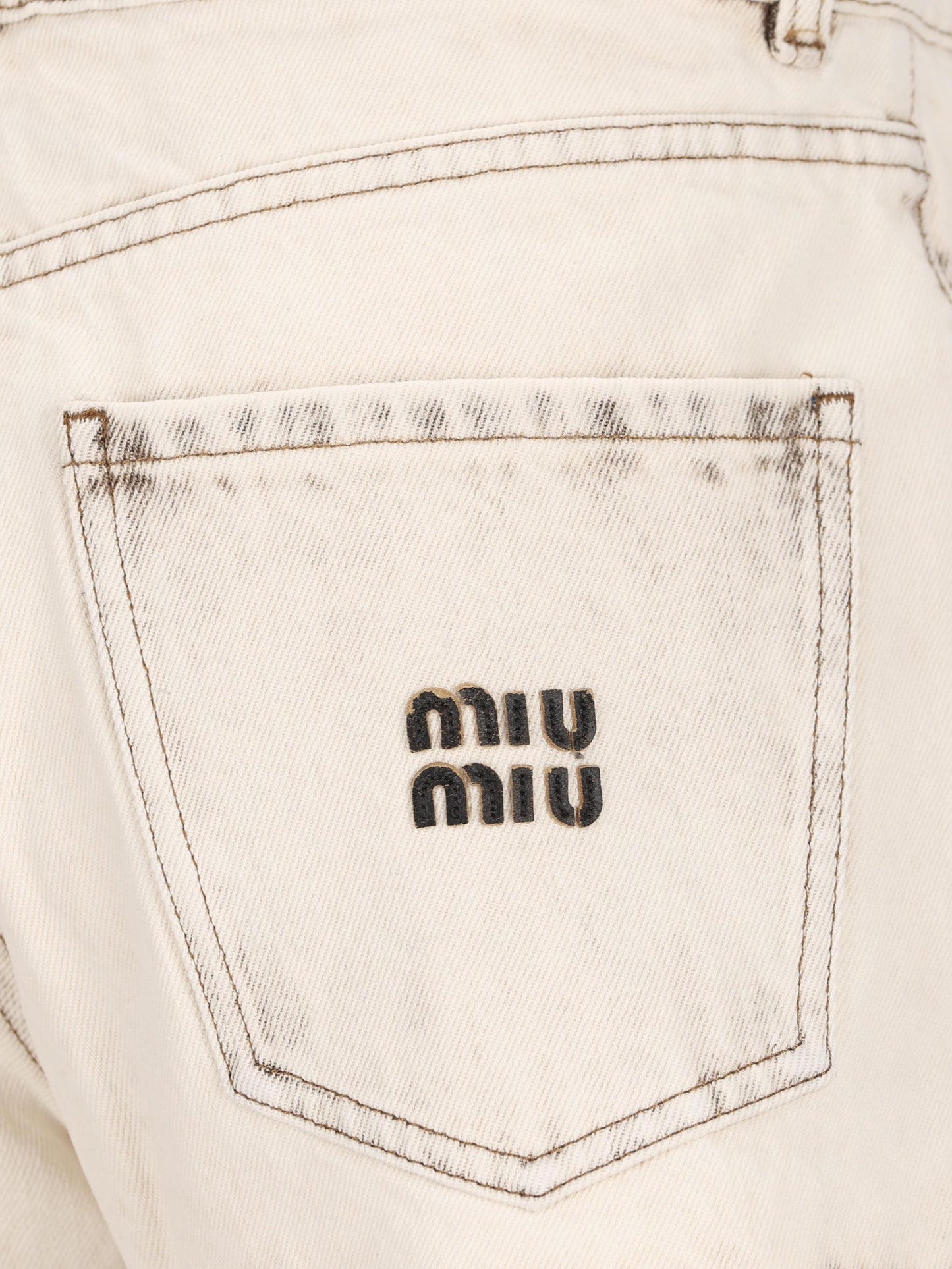 Shorts realizzati in cotone. GWP602 183TF0009 MIU MIU 