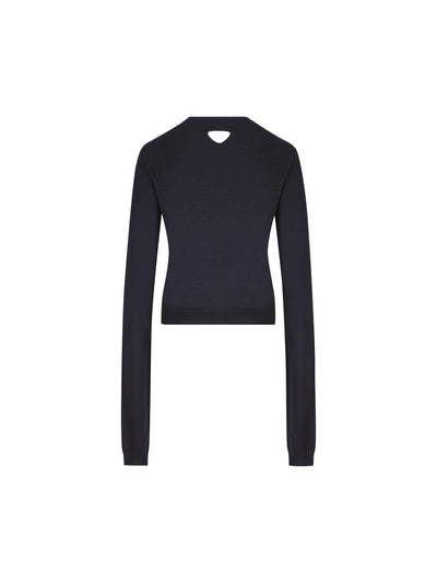 Maglia realizzata in lana vergine. P24Q2A 165PF0008 PRADA 