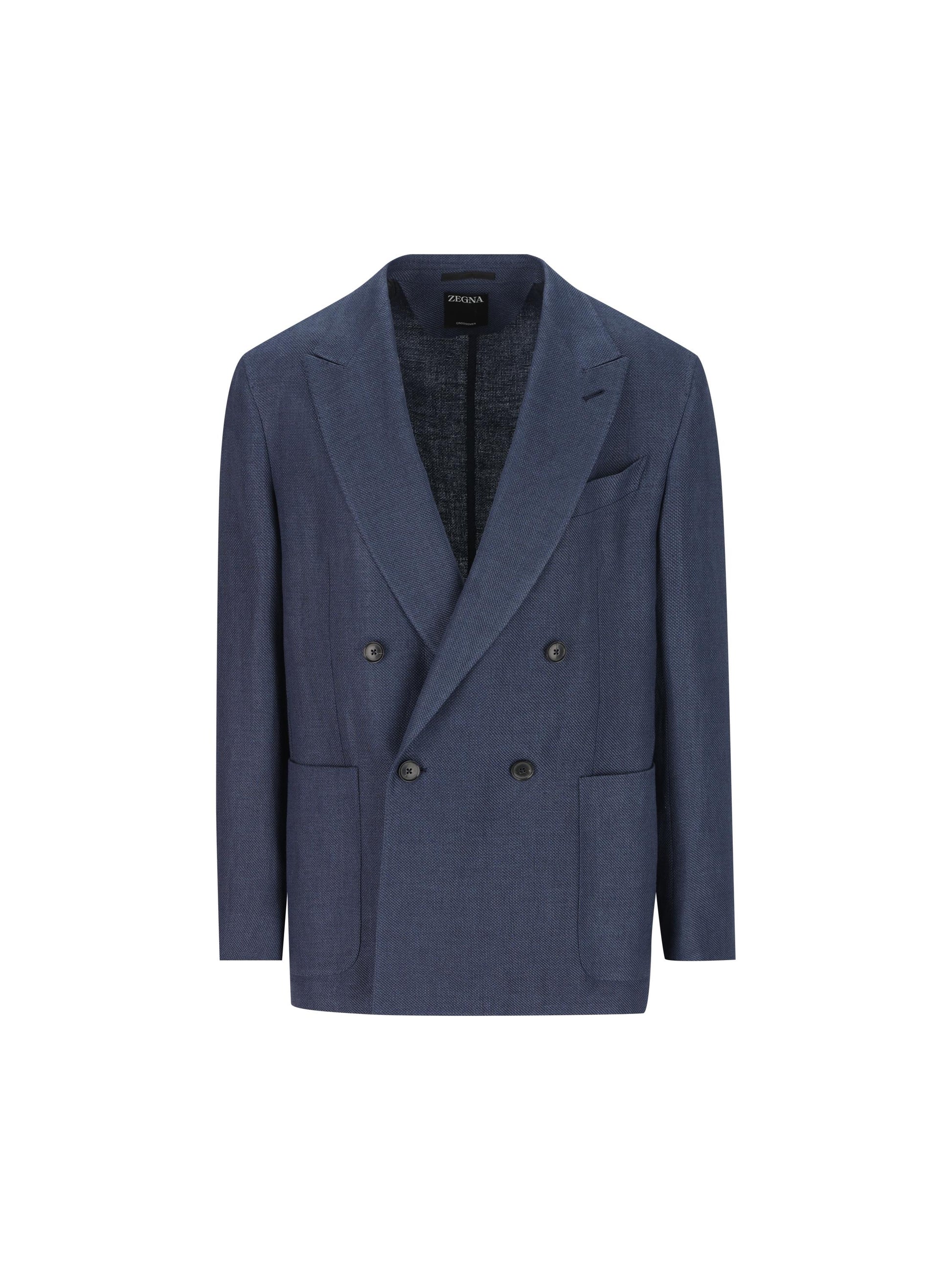 Giacca realizzata in misto lino. 349528A3 1DJ3S0412 ZEGNA 