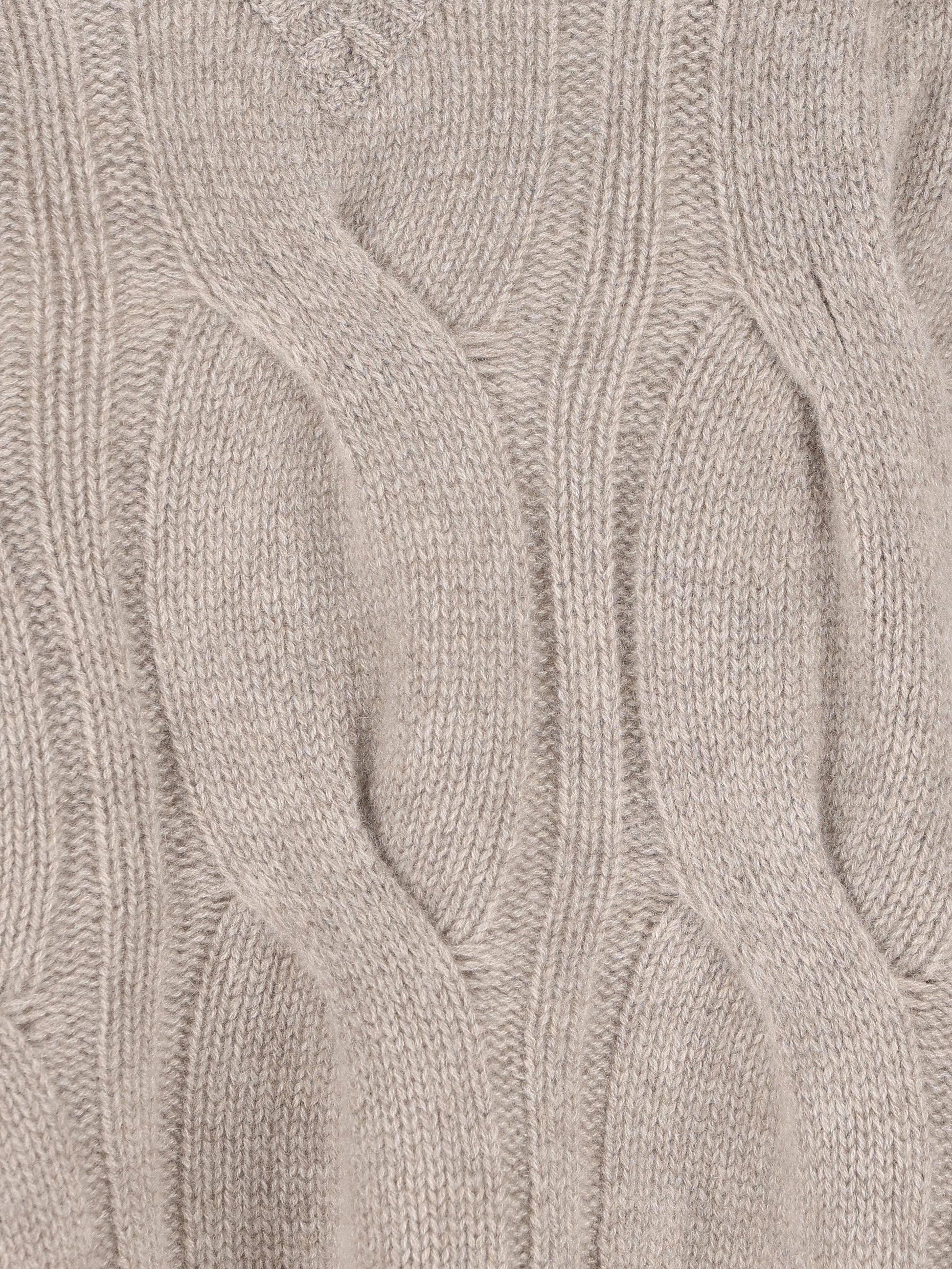 Maglia in cashmere con lavorazione trecce. 4330A 2016 ALPHA STUDIO 