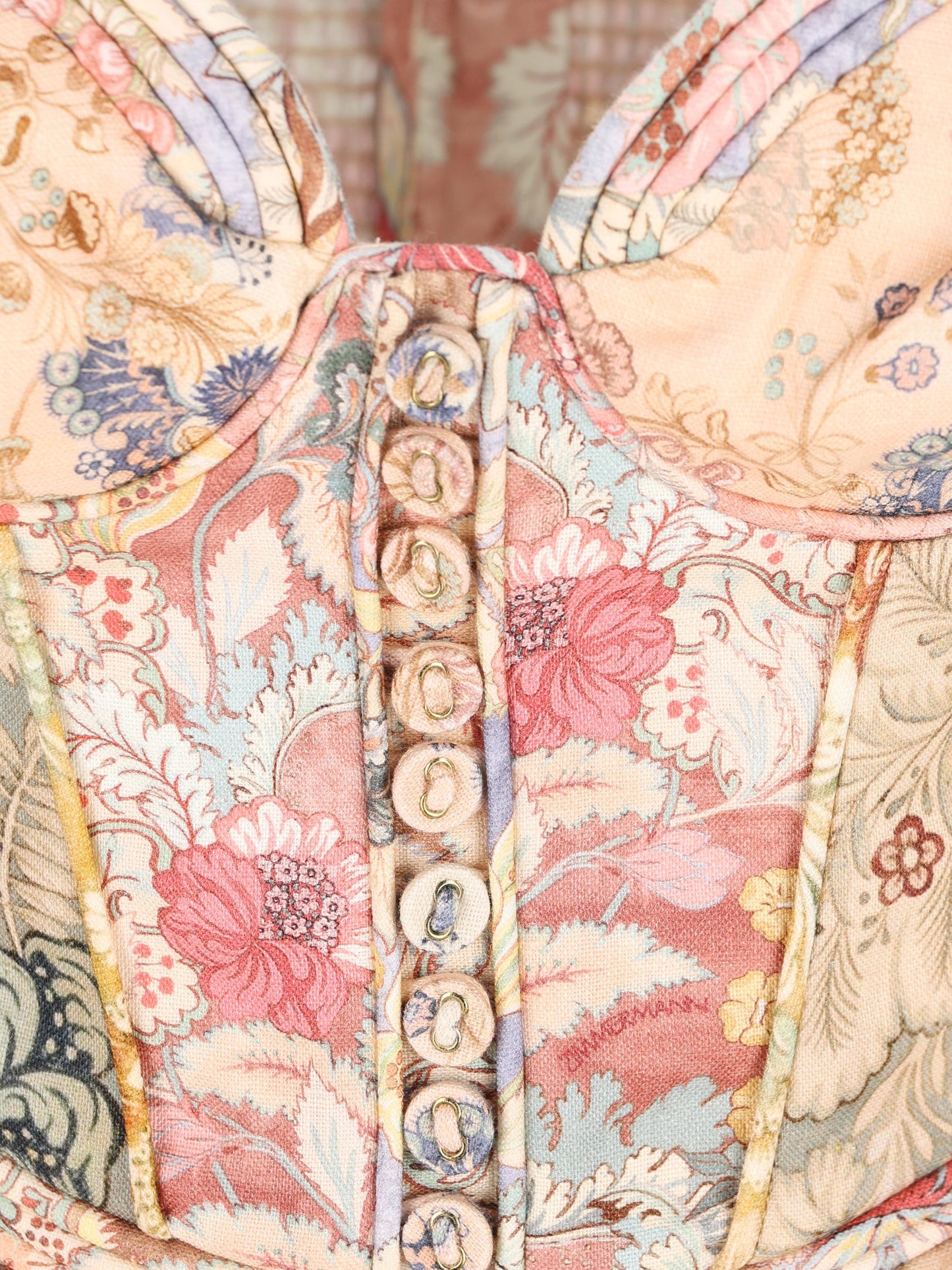 Bustier realizzato in lino. 6849TC261 SPLIFLO ZIMMERMANN 