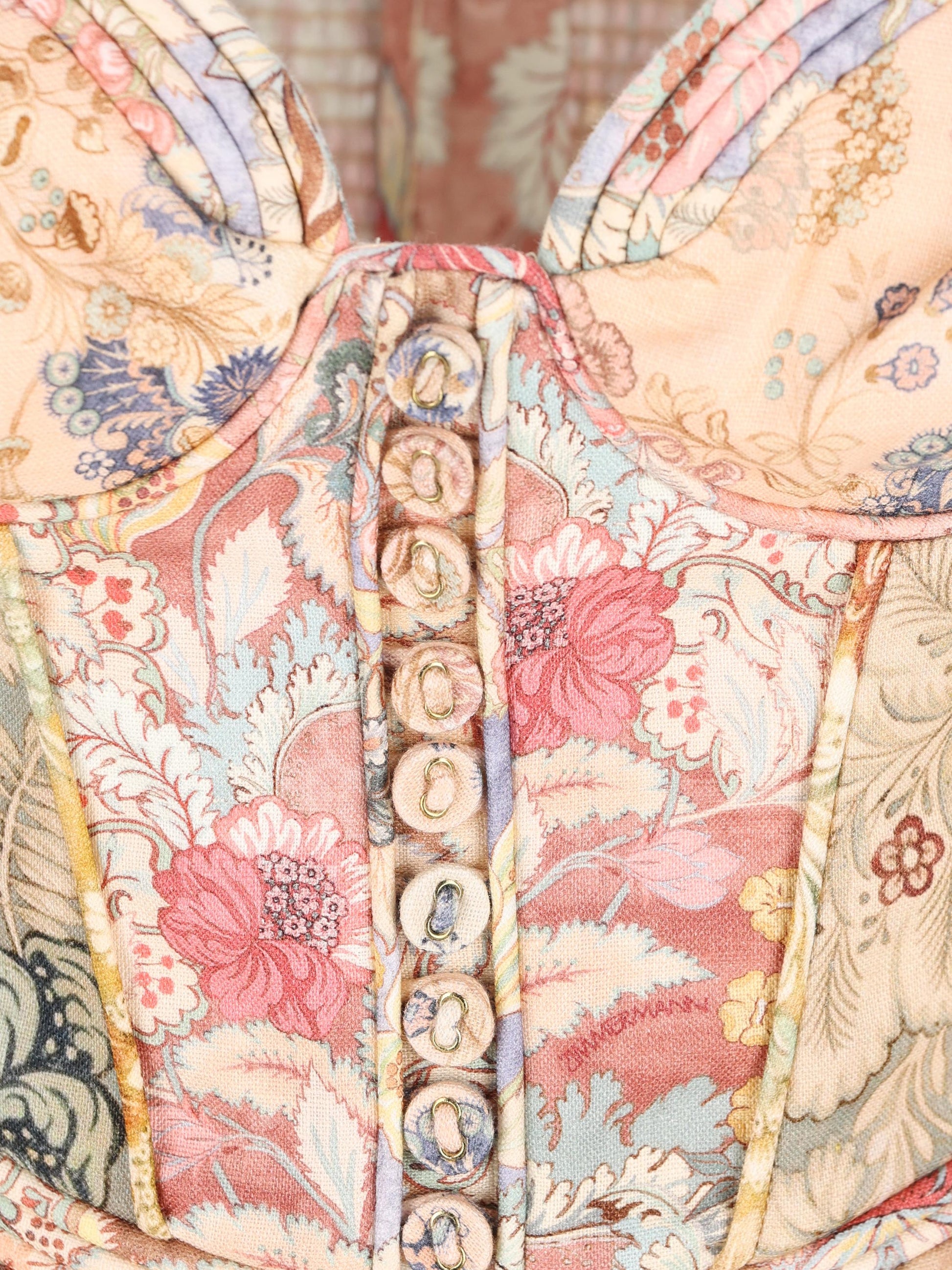 Bustier realizzato in lino. 6849TC261 SPLIFLO ZIMMERMANN 