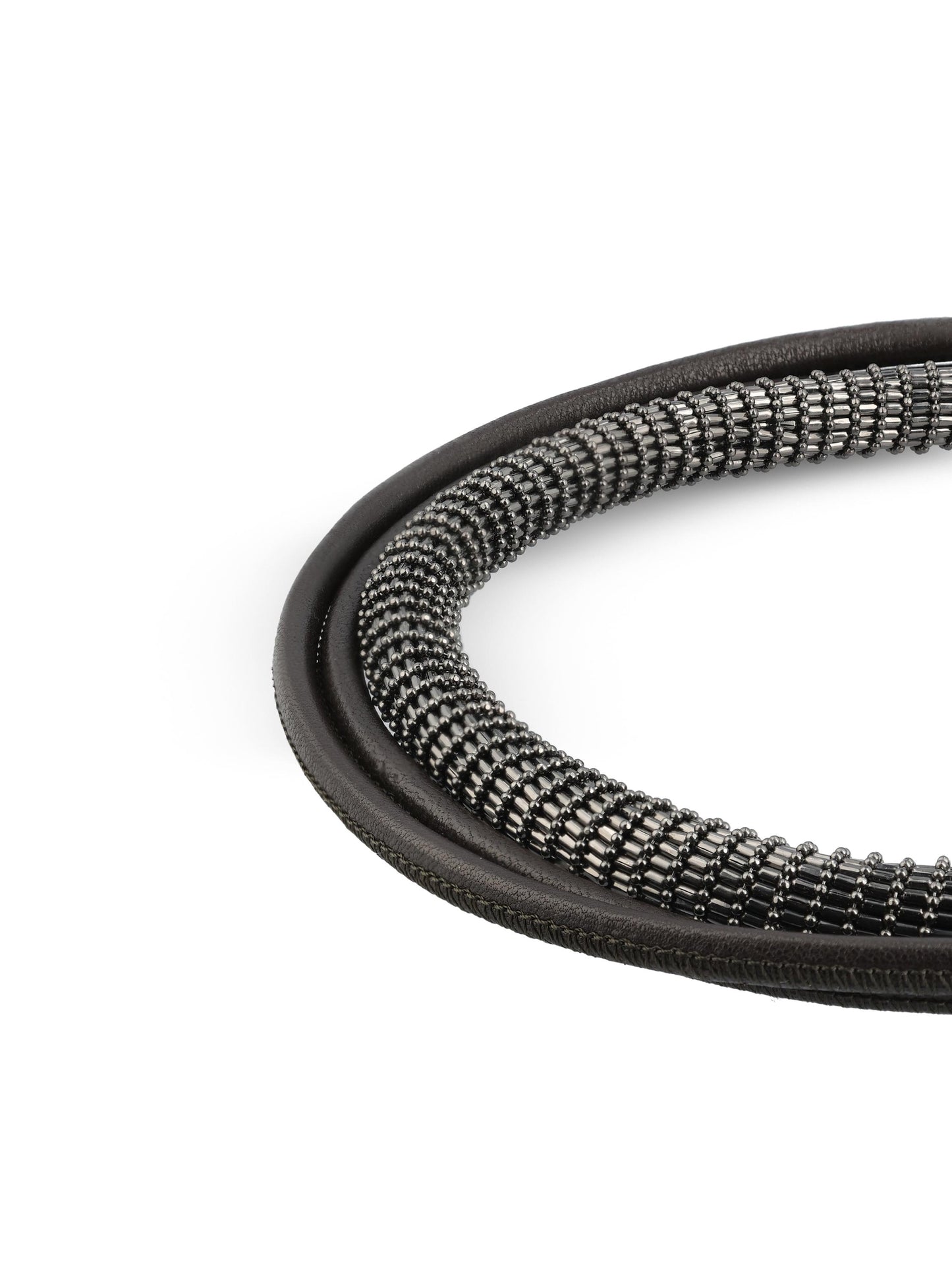 Chocker realizzato in pelle. MCOW9G022 CU854 BRUNELLO CUCINELLI 