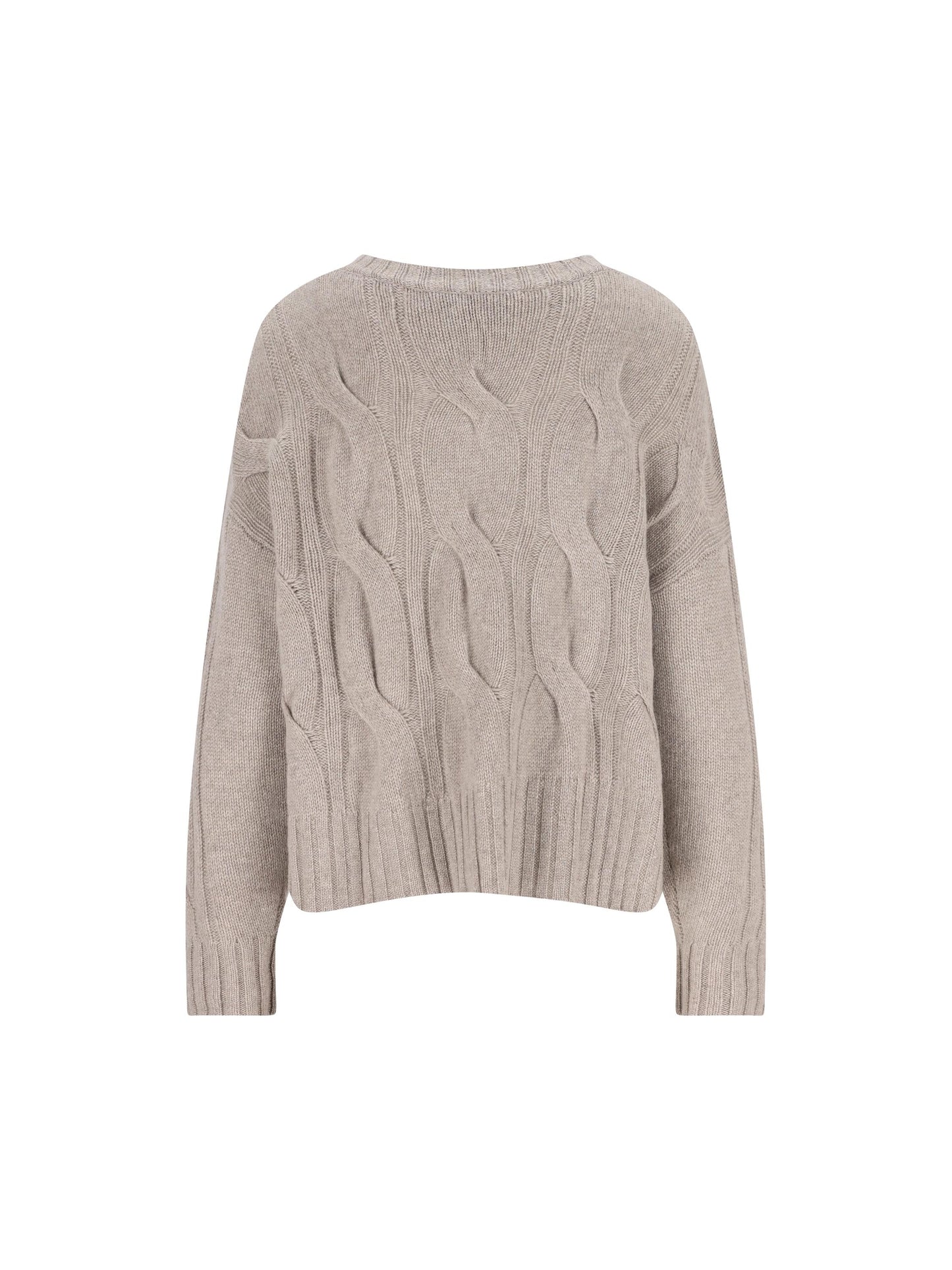 Maglia in cashmere con lavorazione trecce. 4330A 2016 ALPHA STUDIO 