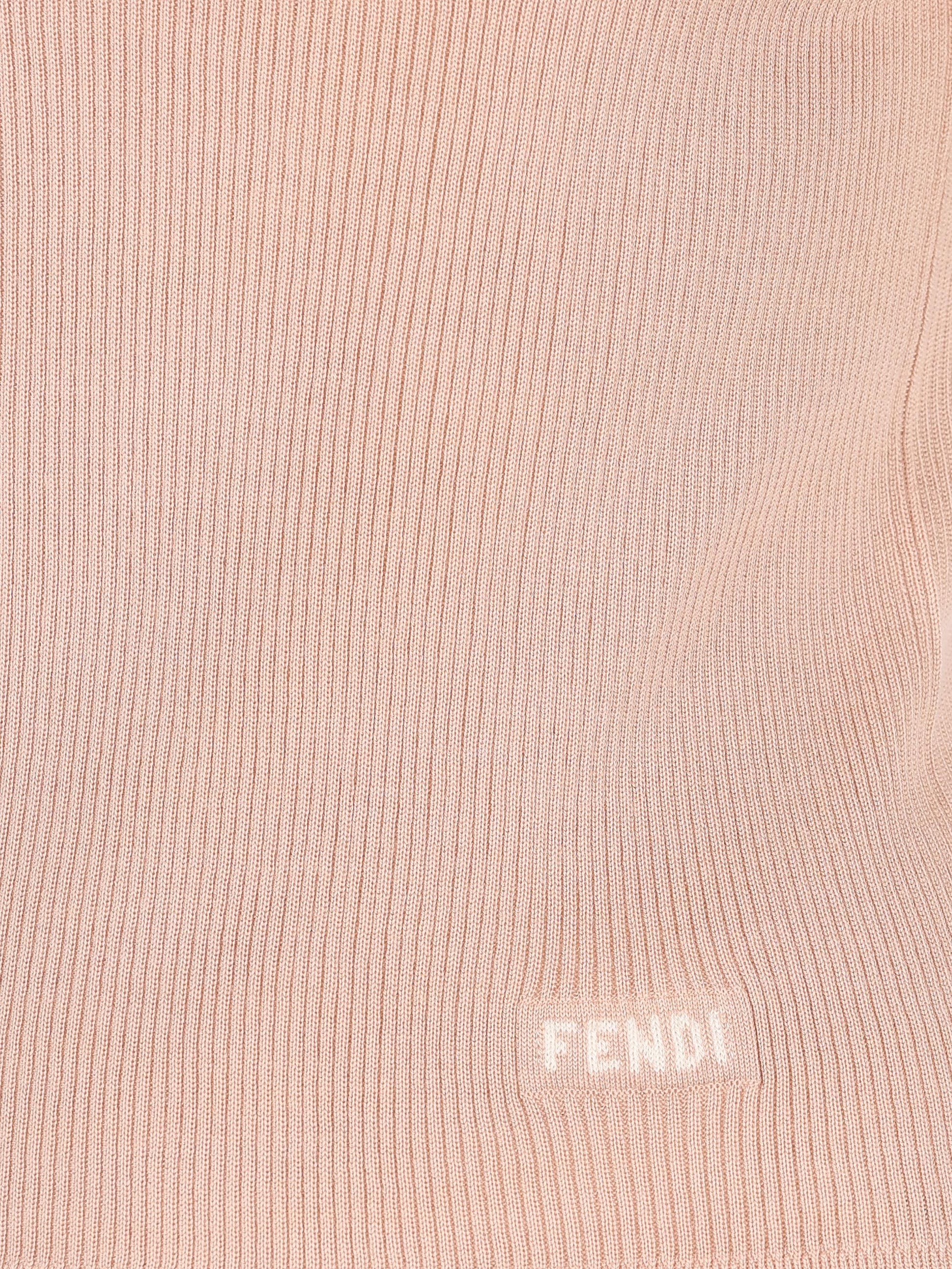 Polo realizzata in lana e seta. FZXE48 AW4BF1UKC FENDI 