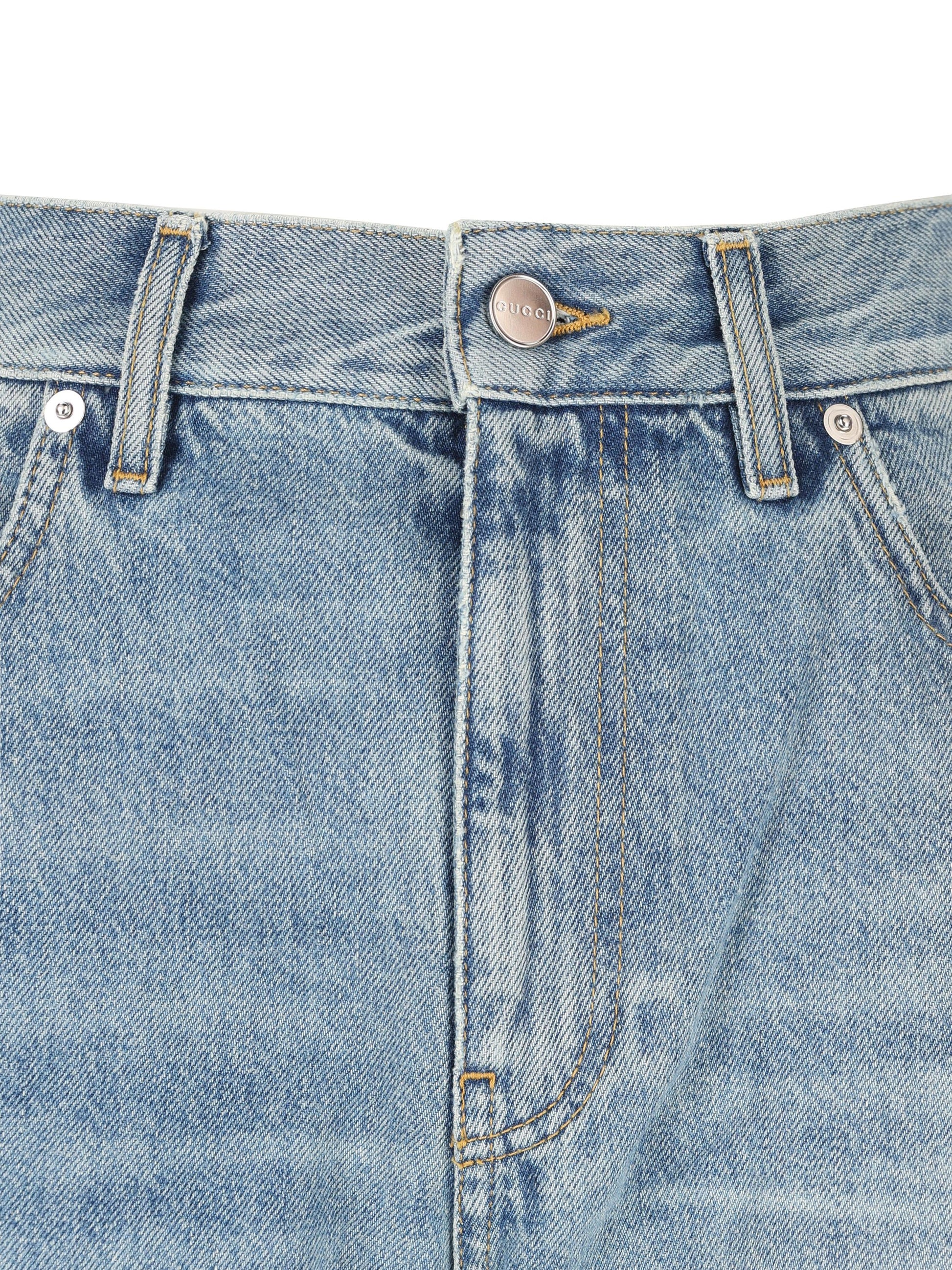 Jeans realizzati in cotone. 857909 XDDD24009 GUCCI 