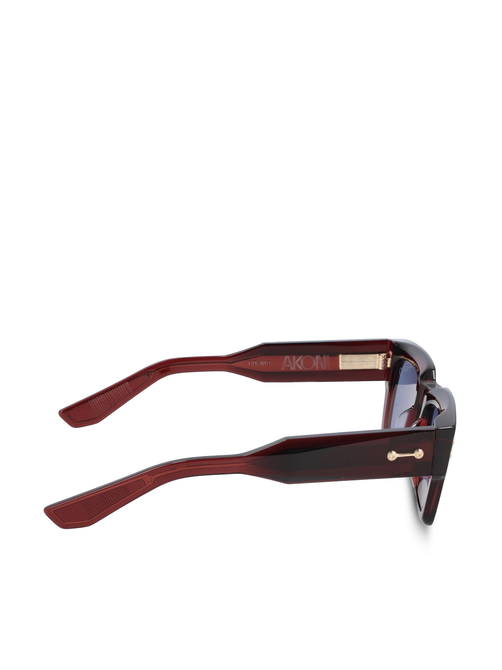 Occhiali da sole realizzati in acetato. AKS-114B-52 BRG - GLD AKONI 