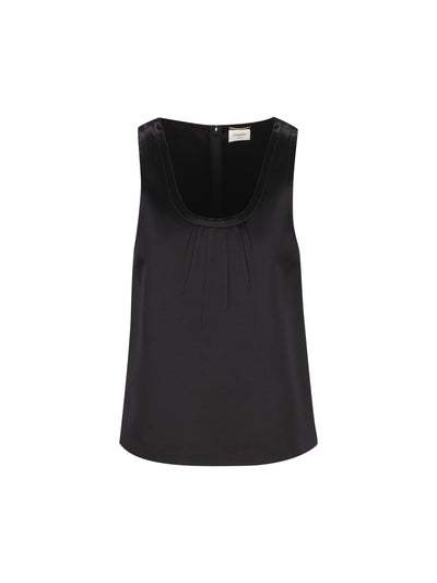 Top realizzato in viscosa. 863984 Y1K441000 SAINT LAURENT 
