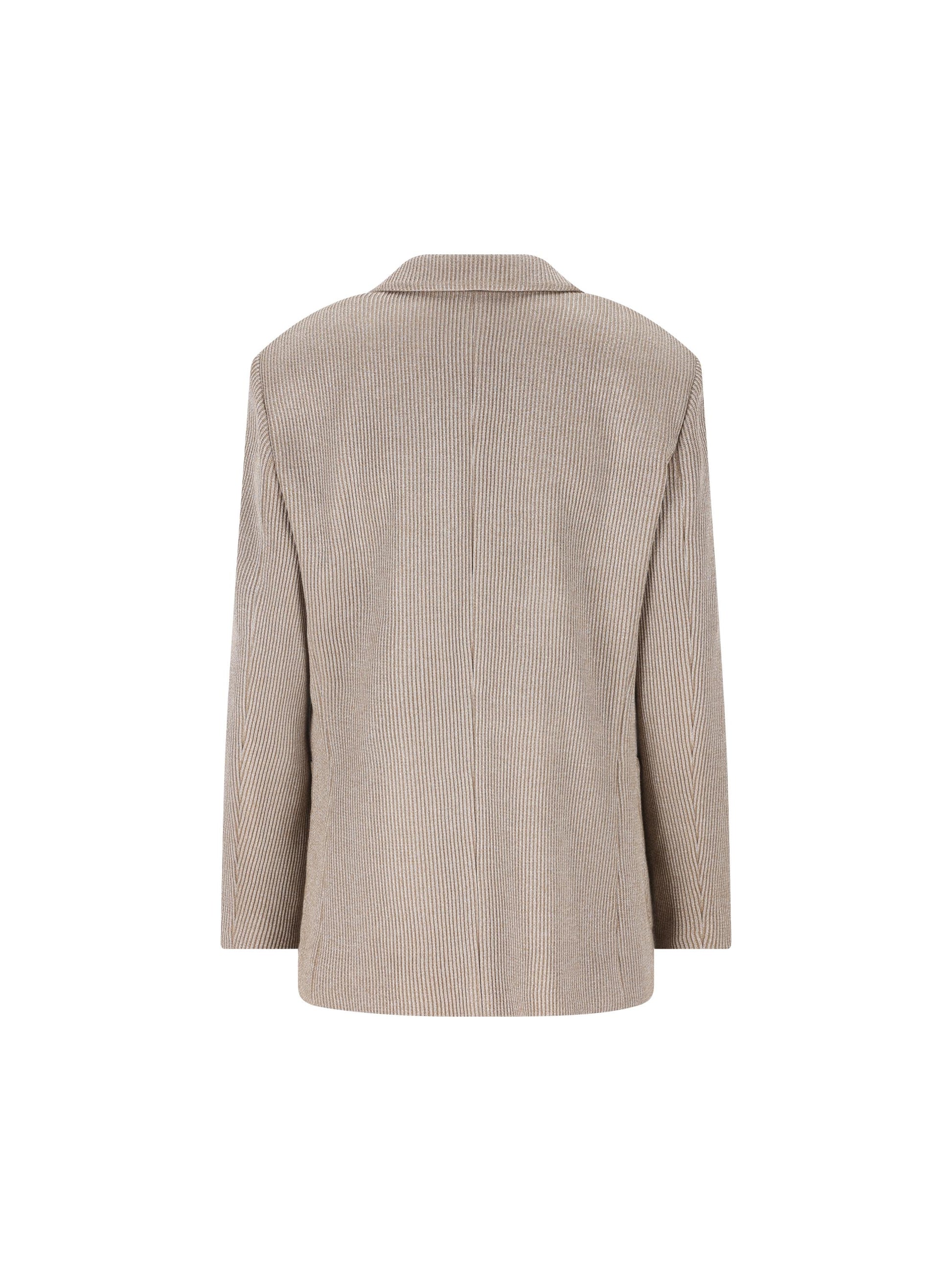 Giacca in maglia di cotone e viscosa Sparkling costa inglese con monile M0AZT7511 CXB87 BRUNELLO CUCINELLI 