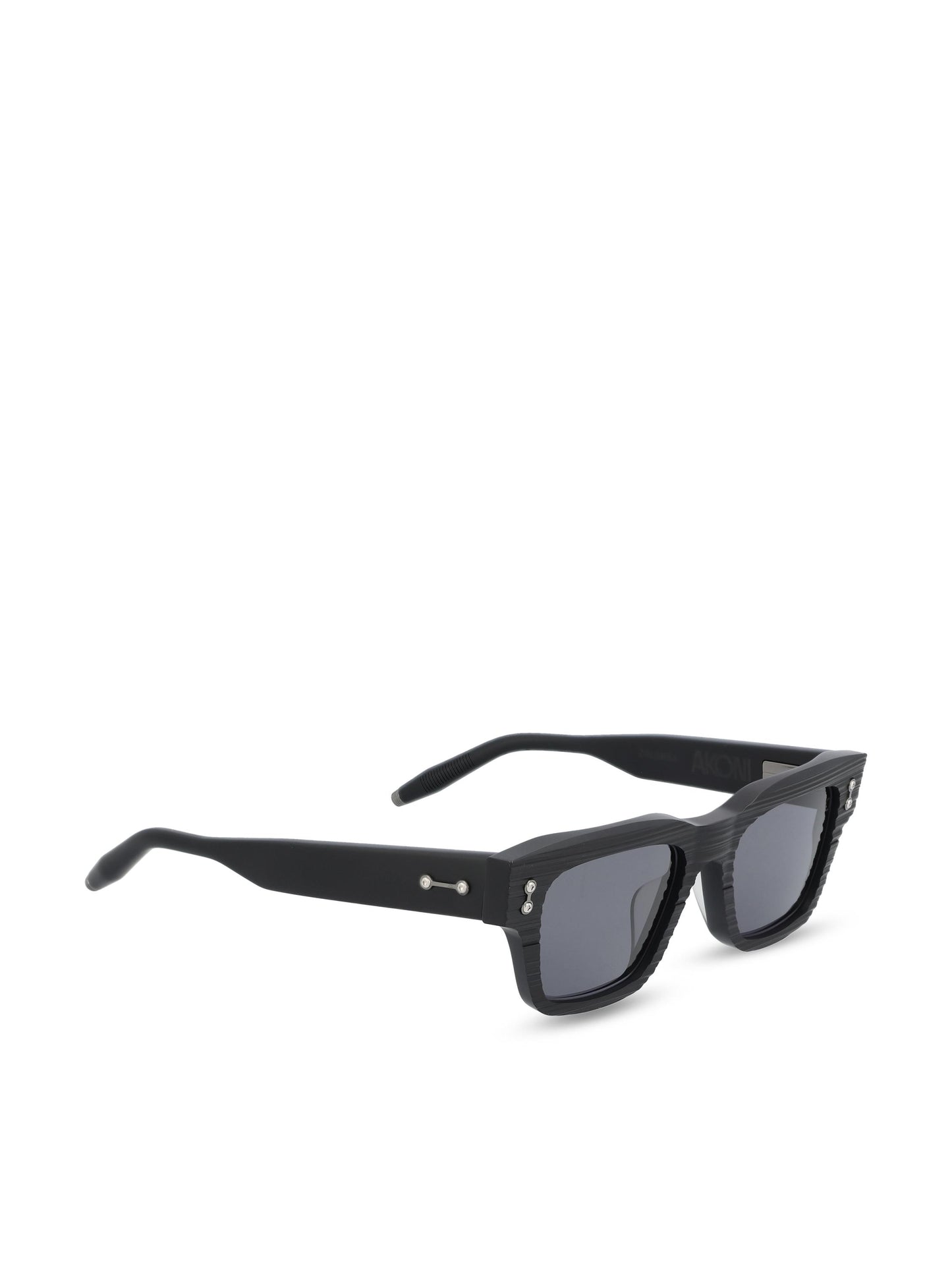 Occhiali da sole in titanio. AKS-100F-50 BLK - BLK AKONI 