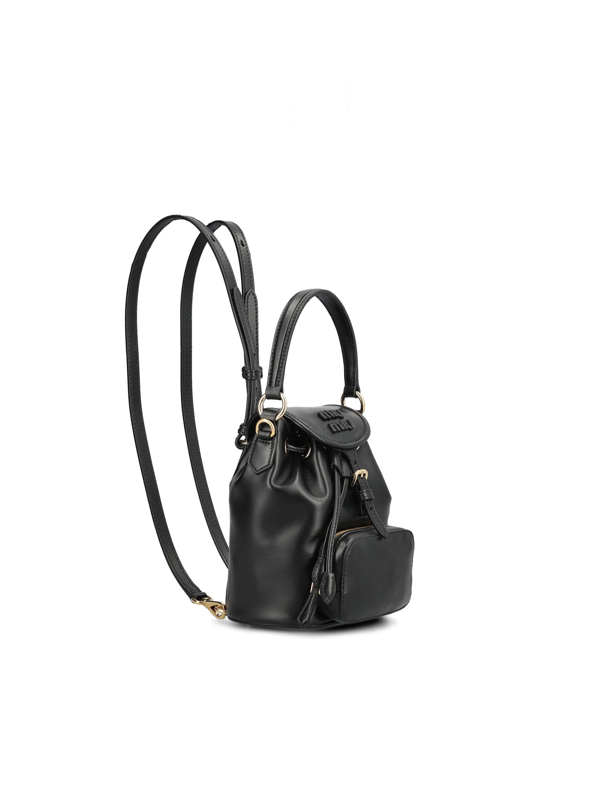 Zaino realizzato in pelle. 5BZ045 2CRWF0002 MIU MIU 