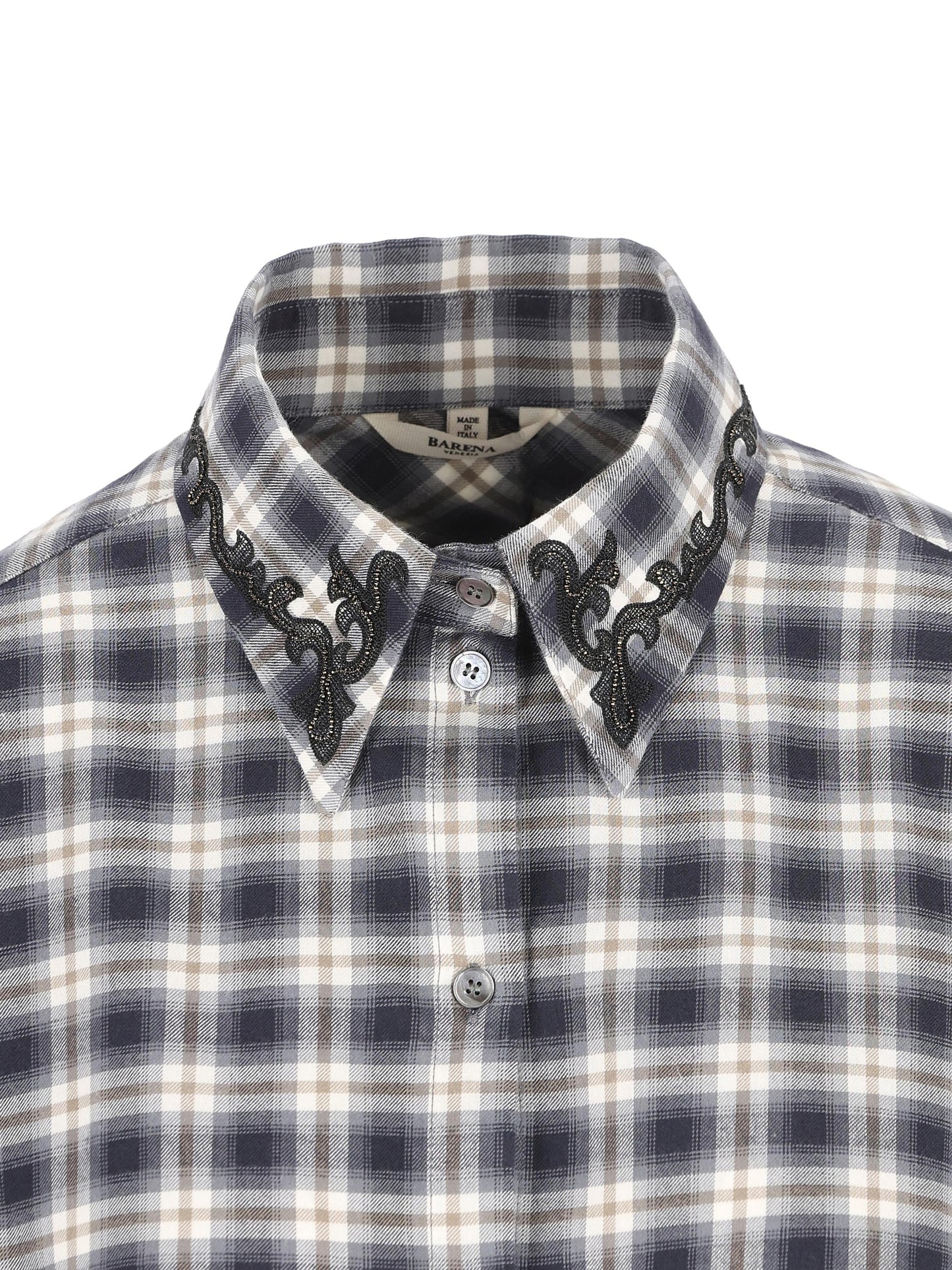 Camicia in cotone a quadri CAD5334 2793500 BARENA 