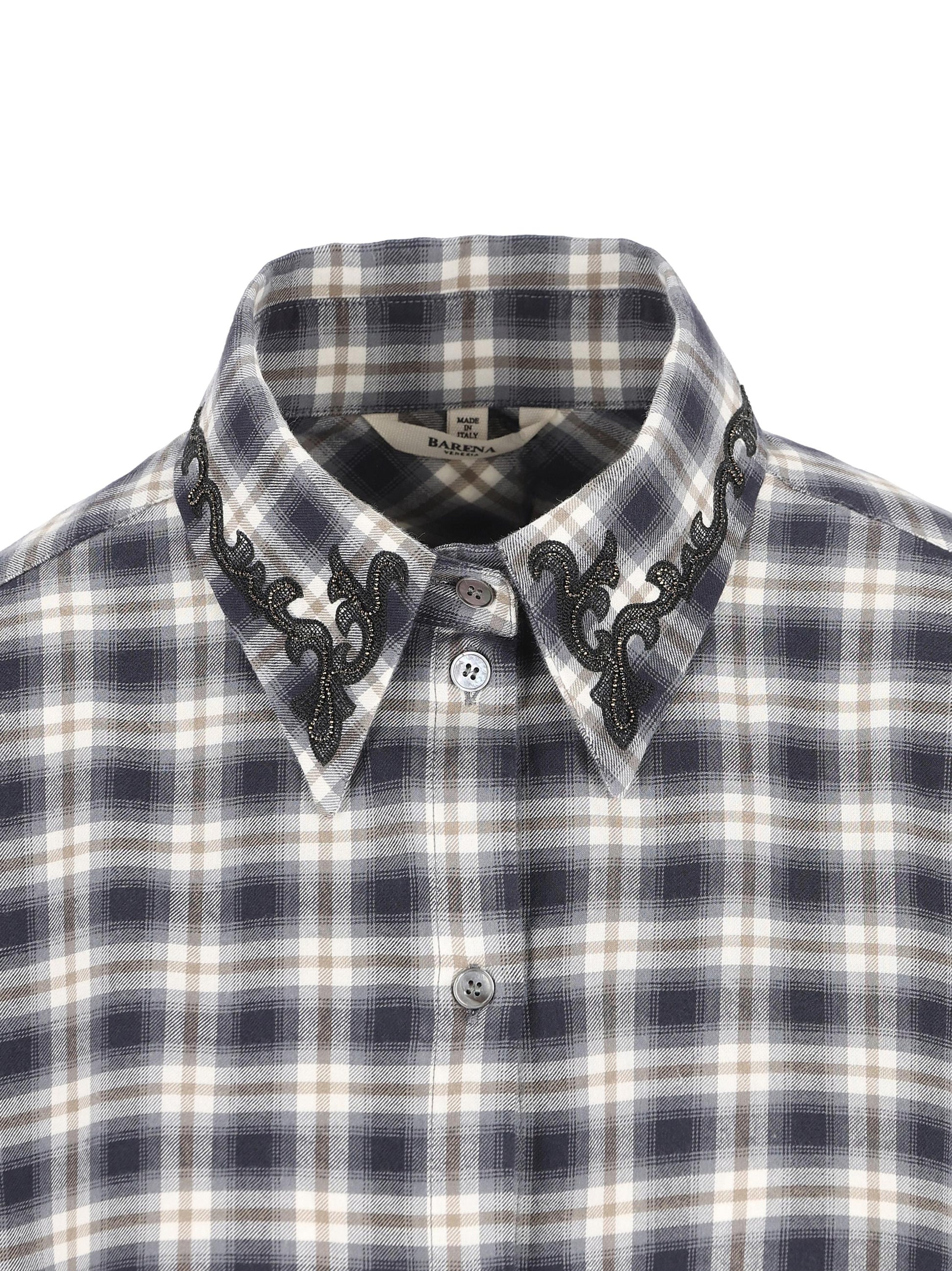 Camicia in cotone a quadri CAD5334 2793500 BARENA 