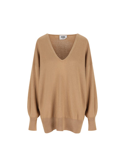 Pullover in puro cashmere con scollo a V 4291A 2013 ALPHA STUDIO 