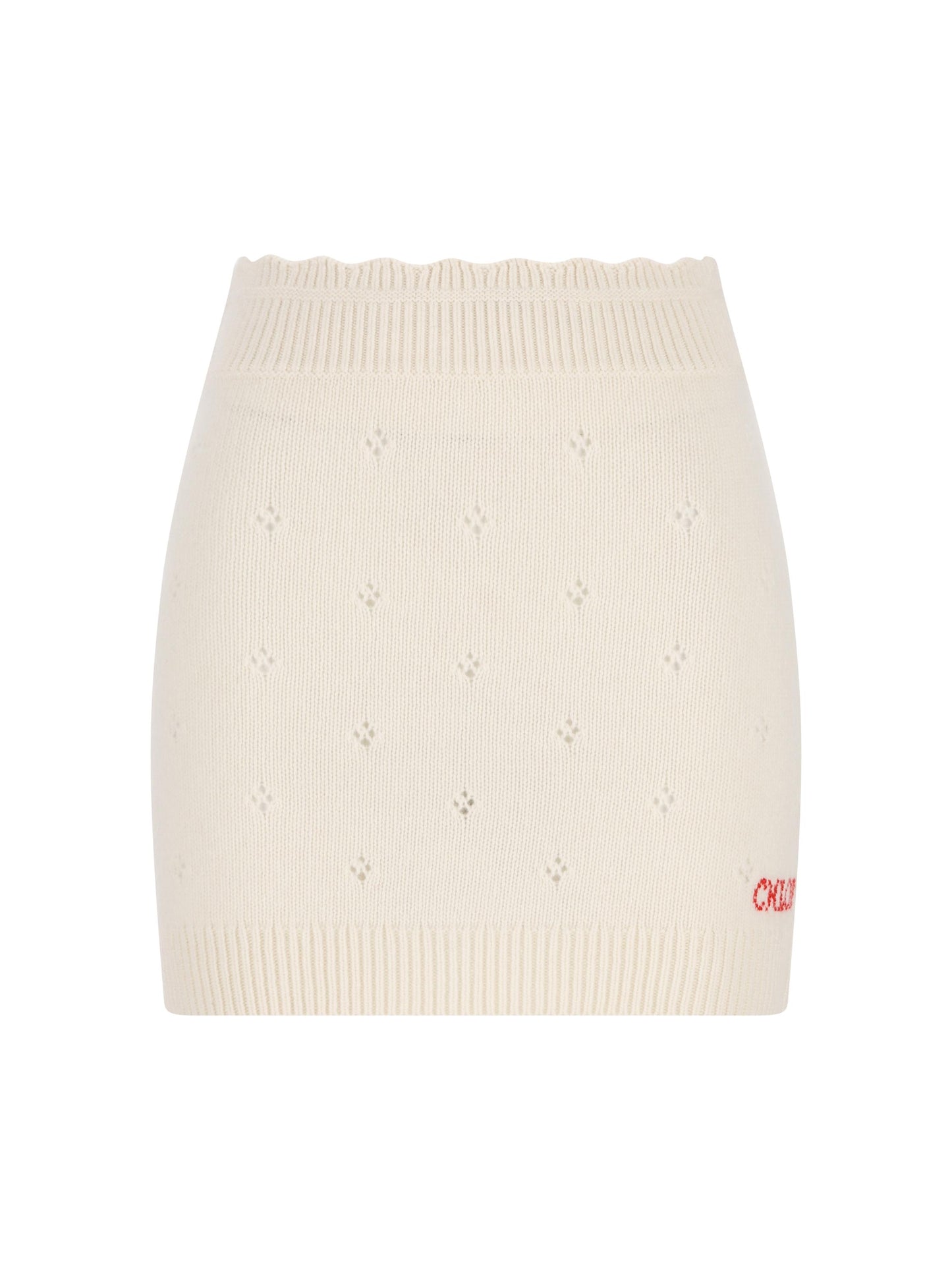 Minigonna realizzata in lana e cashmere. CH25WMJ06590 107 CHLOE' 