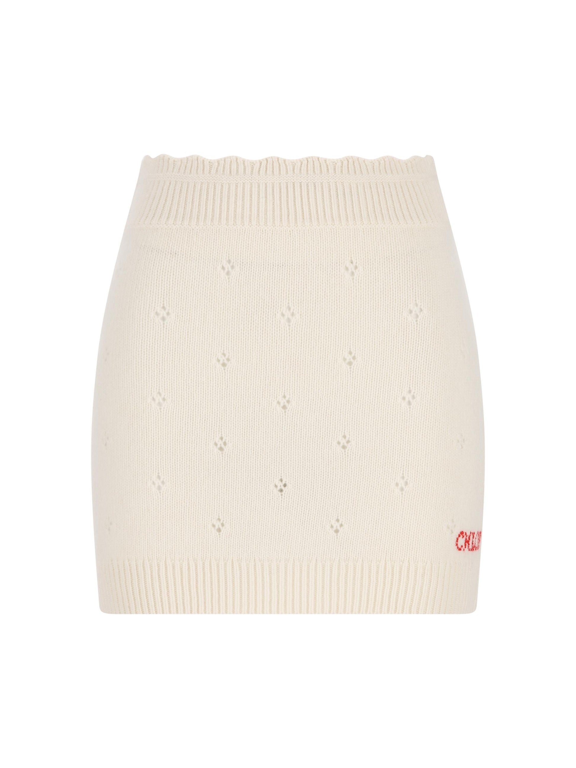 Minigonna realizzata in lana e cashmere. CH25WMJ06590 107 CHLOE' 