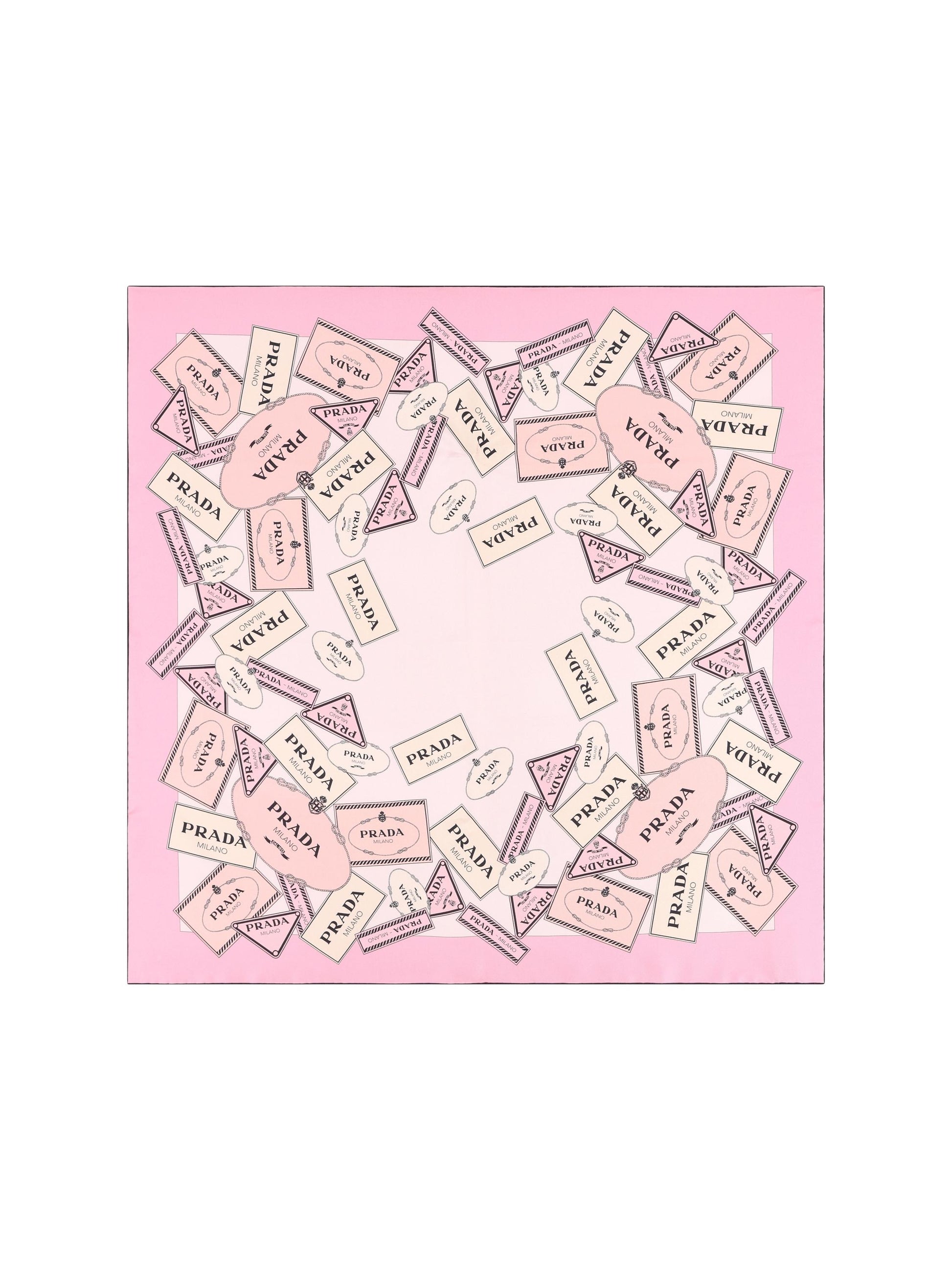 Foulard realizzato in seta. 1FF001 2DGYF0DLD PRADA 