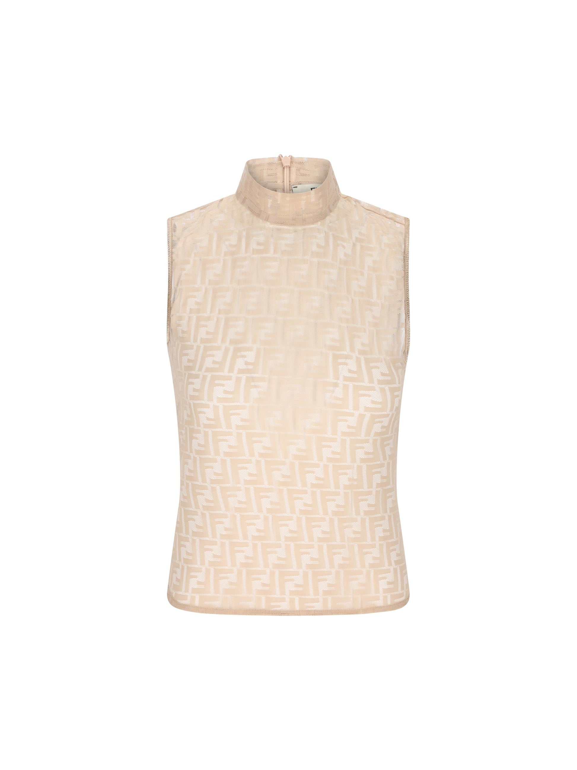 Top girocollo realizzato in poliammide. FS9763 AW8KF1UKB FENDI 