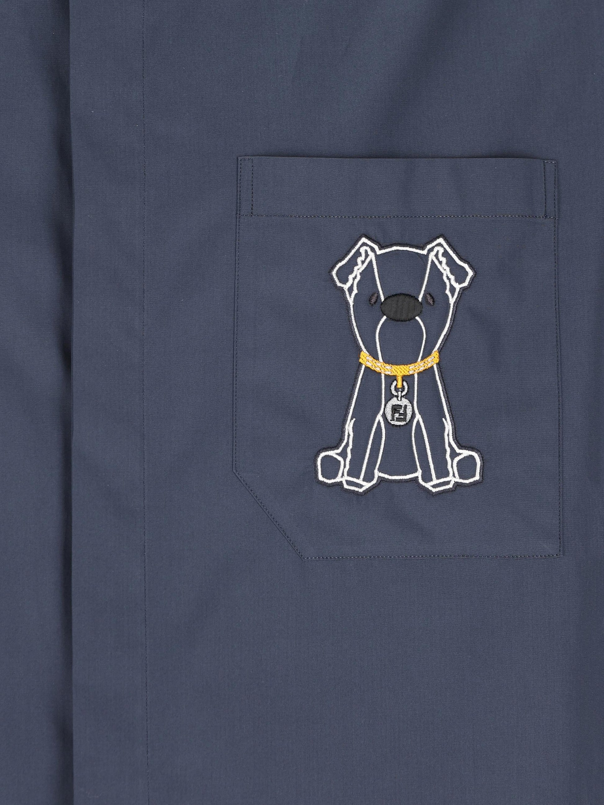 Camicia realizzata in cotone. FS1340 AVZ9F0QA2 FENDI 