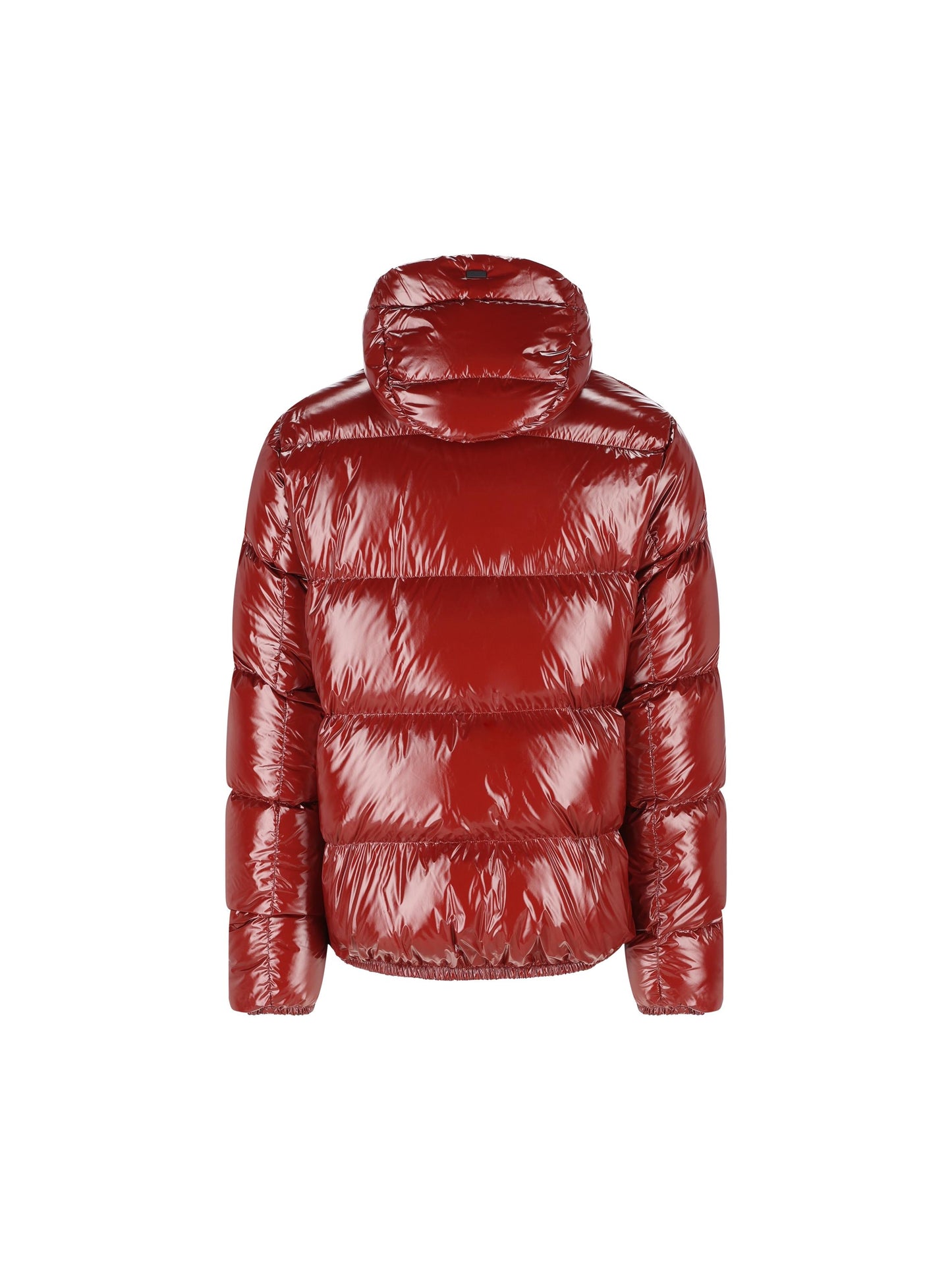 Piumino corto effetto lucido con cappuccio PI001133U 12220Z6705 HERNO 