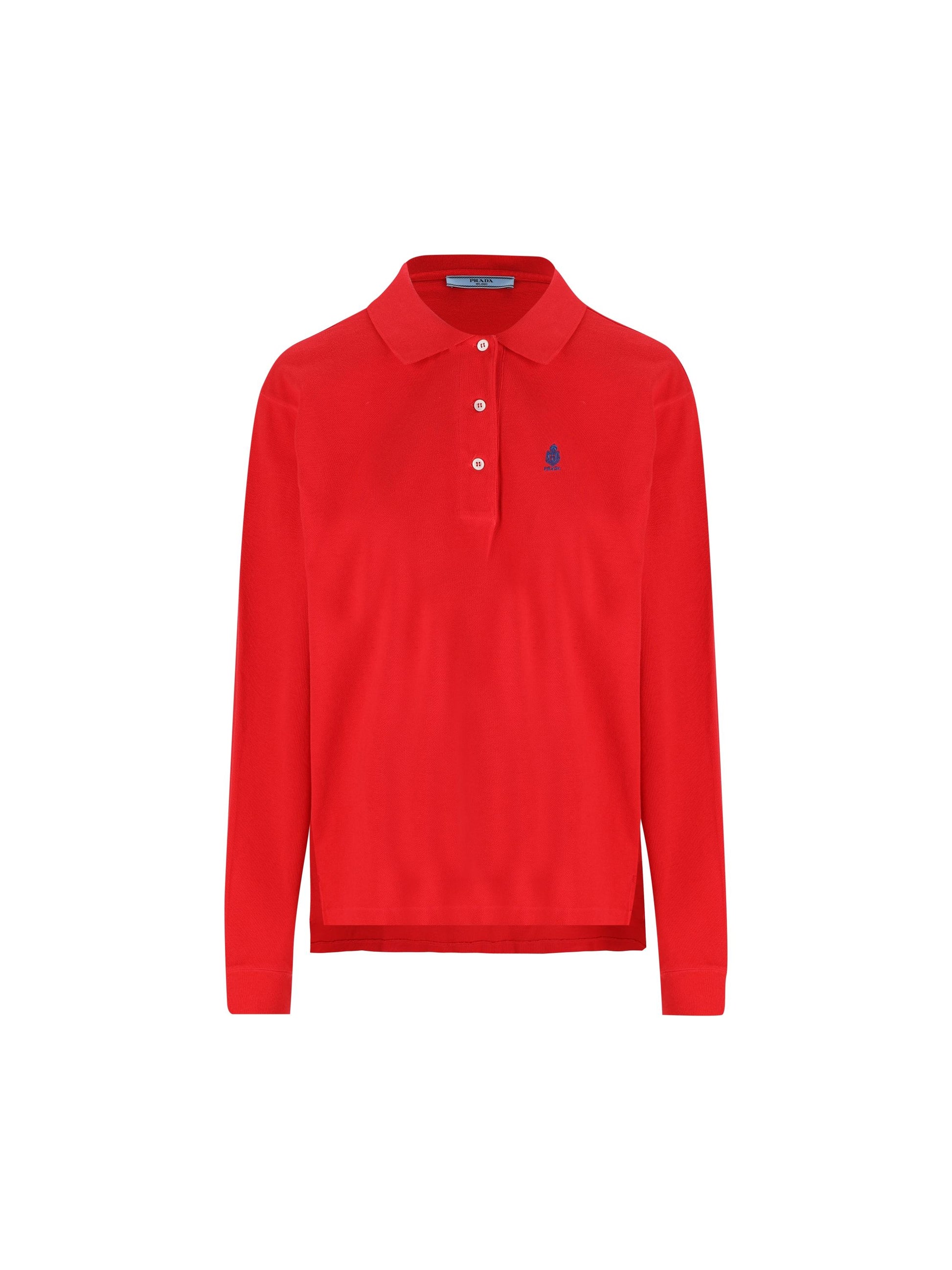 Polo in cotone. 39669R 19OVF0011 PRADA 