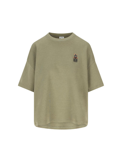 T-Shirt in cotone e poliammide. S359AJ2X01 4160 LOEWE 