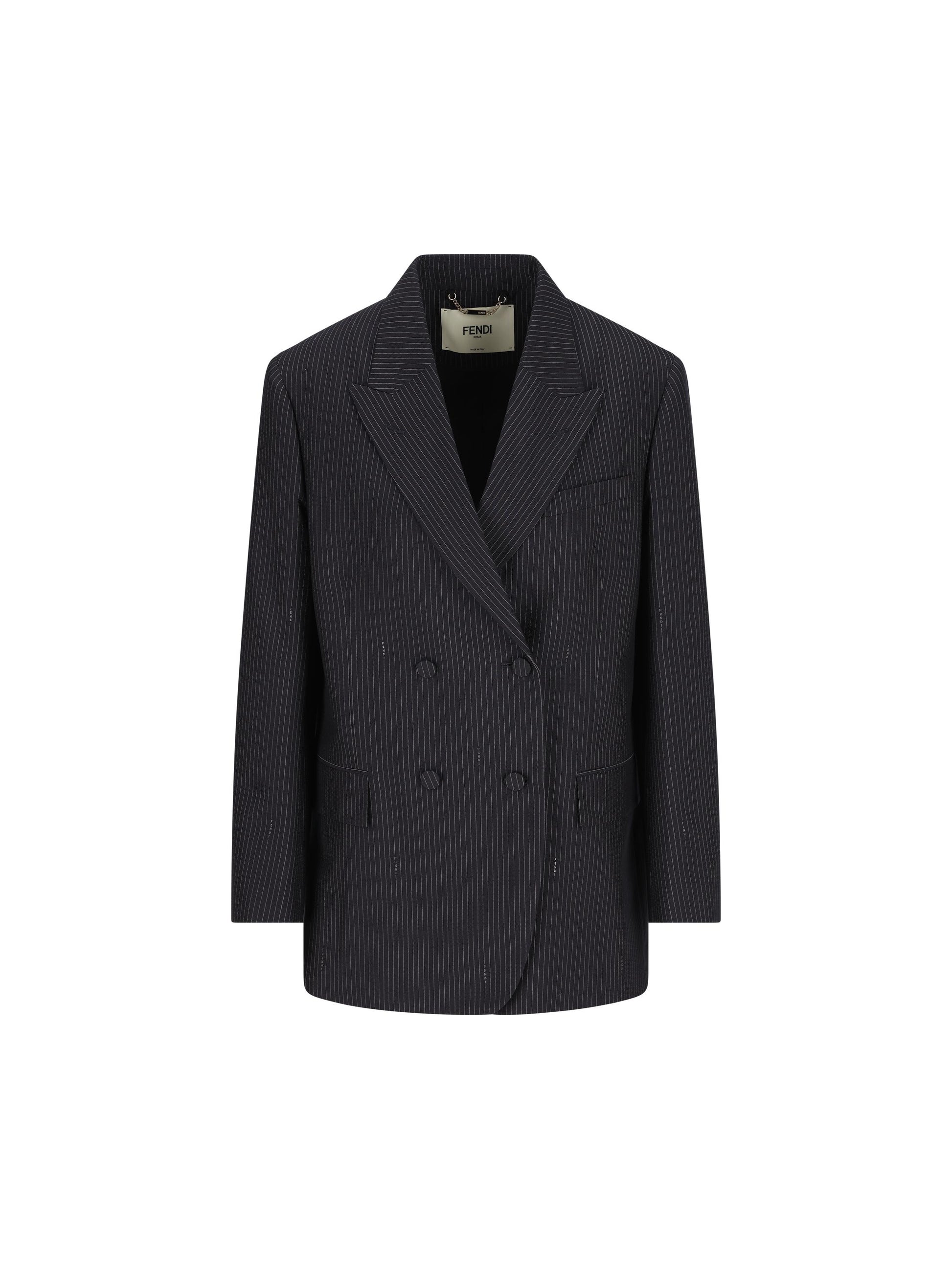 Blazer doppiopetto in lana. FJ7685 AW7IF0QG3 FENDI 