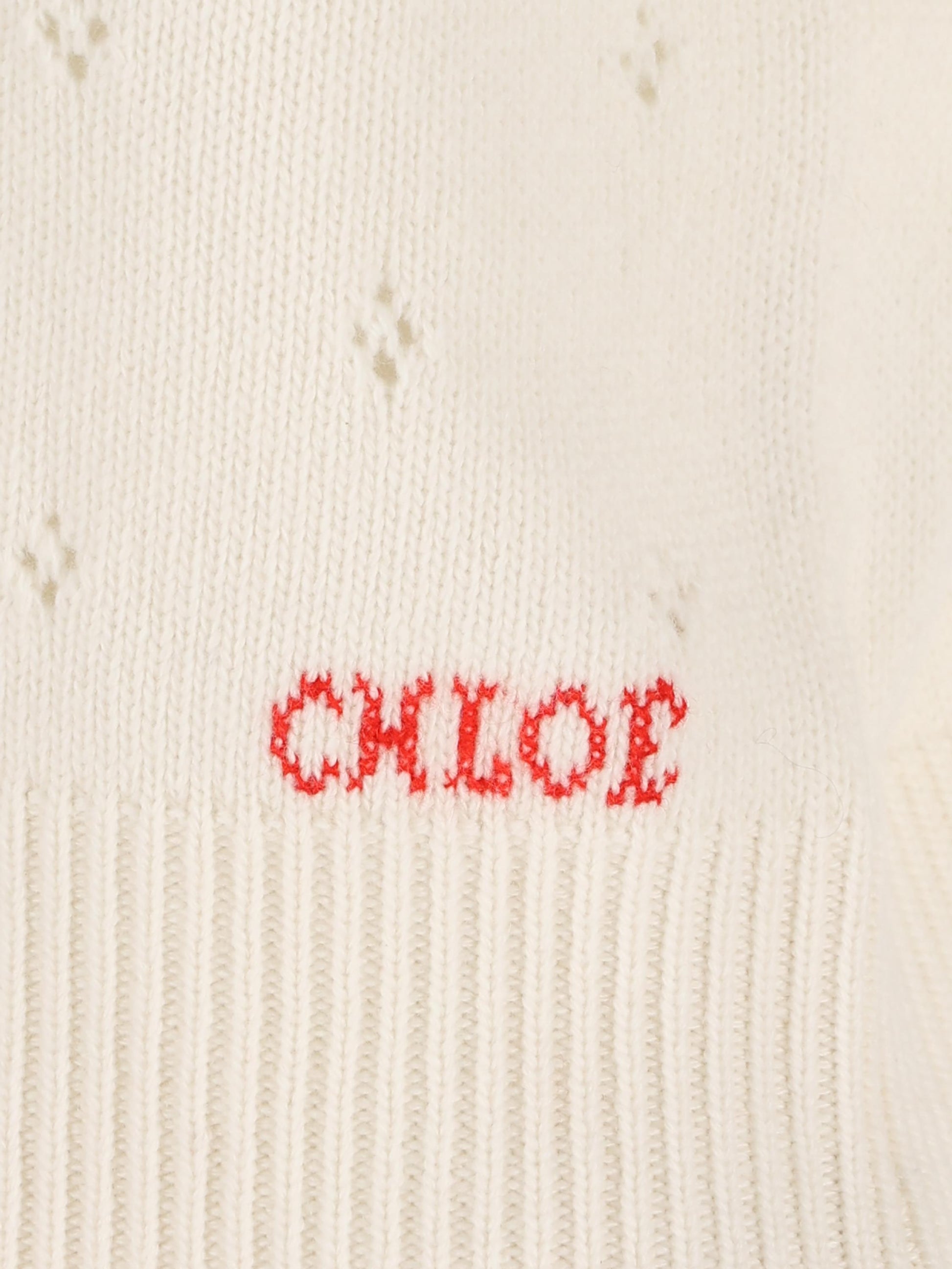 Maglia realizzata in lana e cashmere. CH25WMP08590 107 CHLOE' 