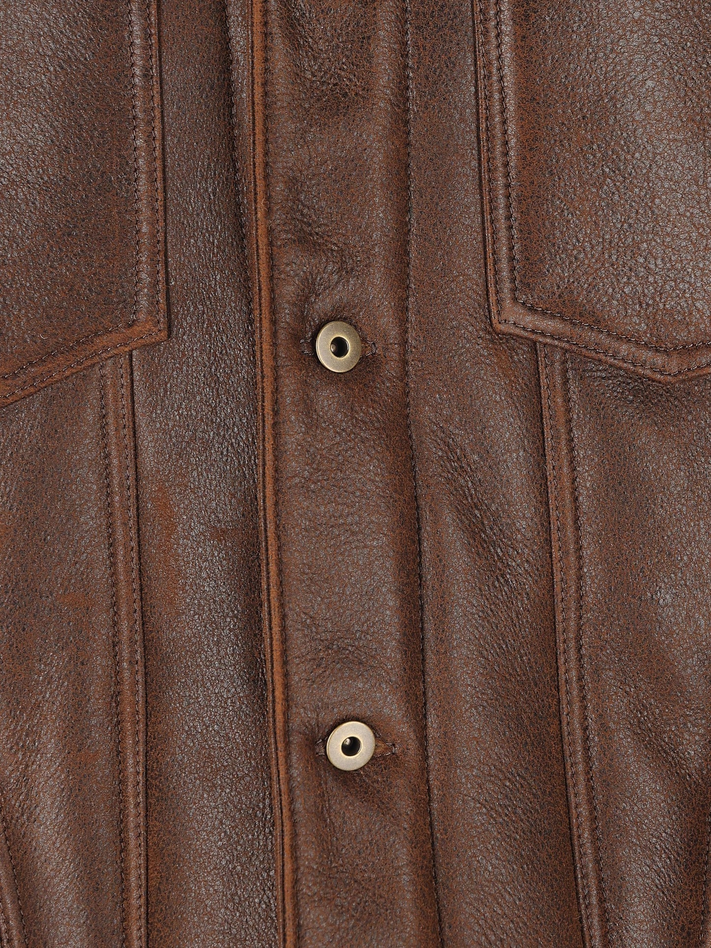 Giacca realizzata in pelle ovina. 49502 rust SALVATORE SANTORO 
