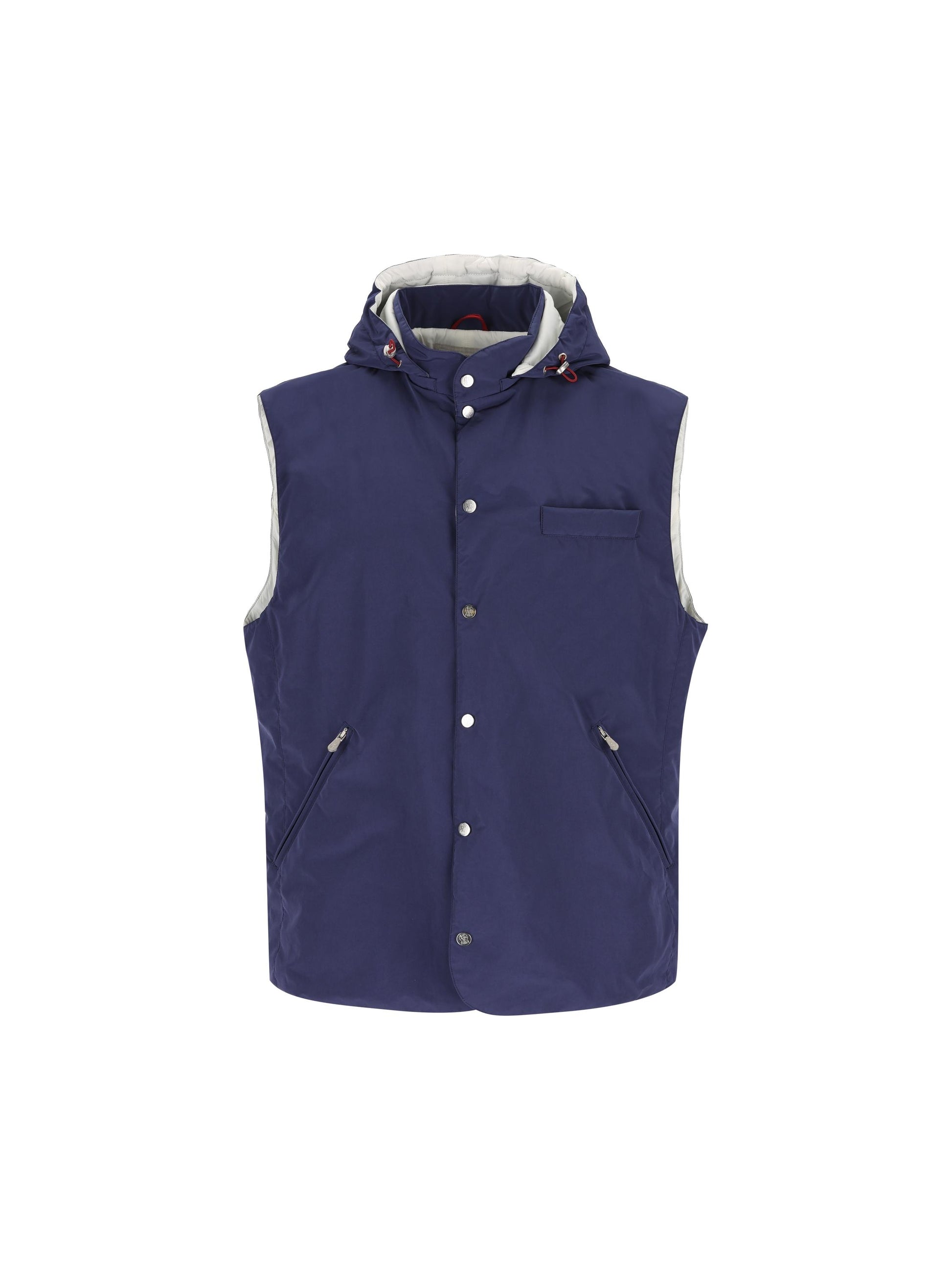 Gilet realizzato in poliestere e poliammide. MD4796523 CMU60 BRUNELLO CUCINELLI 