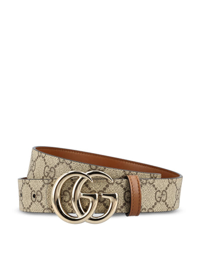 Cintura reversibile realizzata in tessuto e pelle. 847131 FAFCN9755 GUCCI 