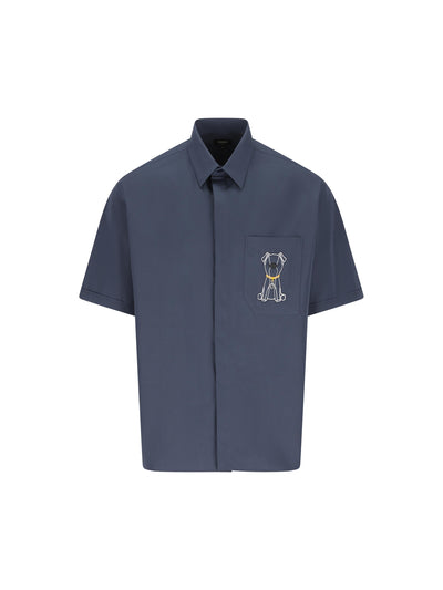 Camicia realizzata in cotone. FS1340 AVZ9F0QA2 FENDI 