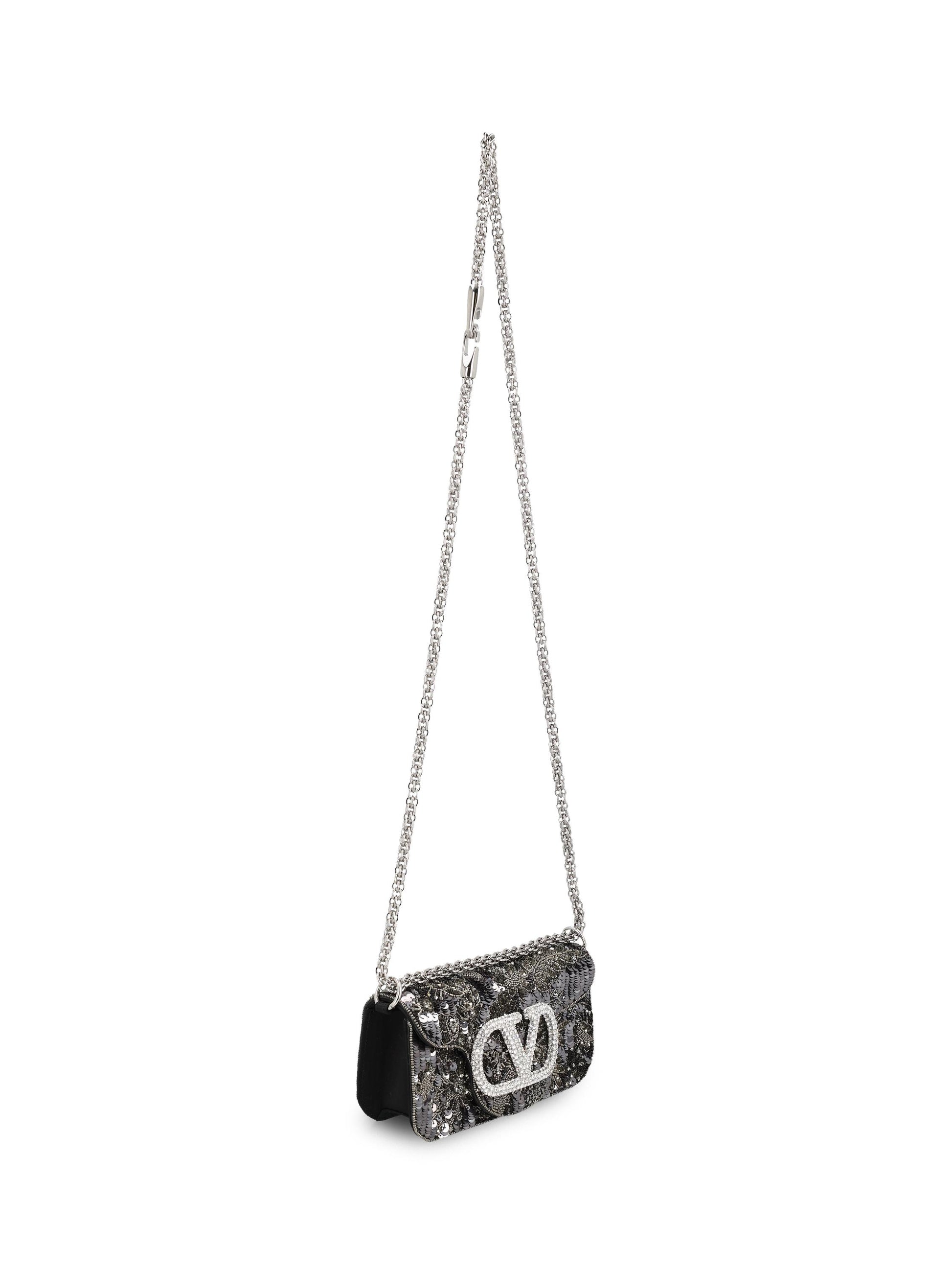 Borsa realizzata in raso e tessuto moiré 8W2B0K53SBV A1K VALENTINO GARAVANI 