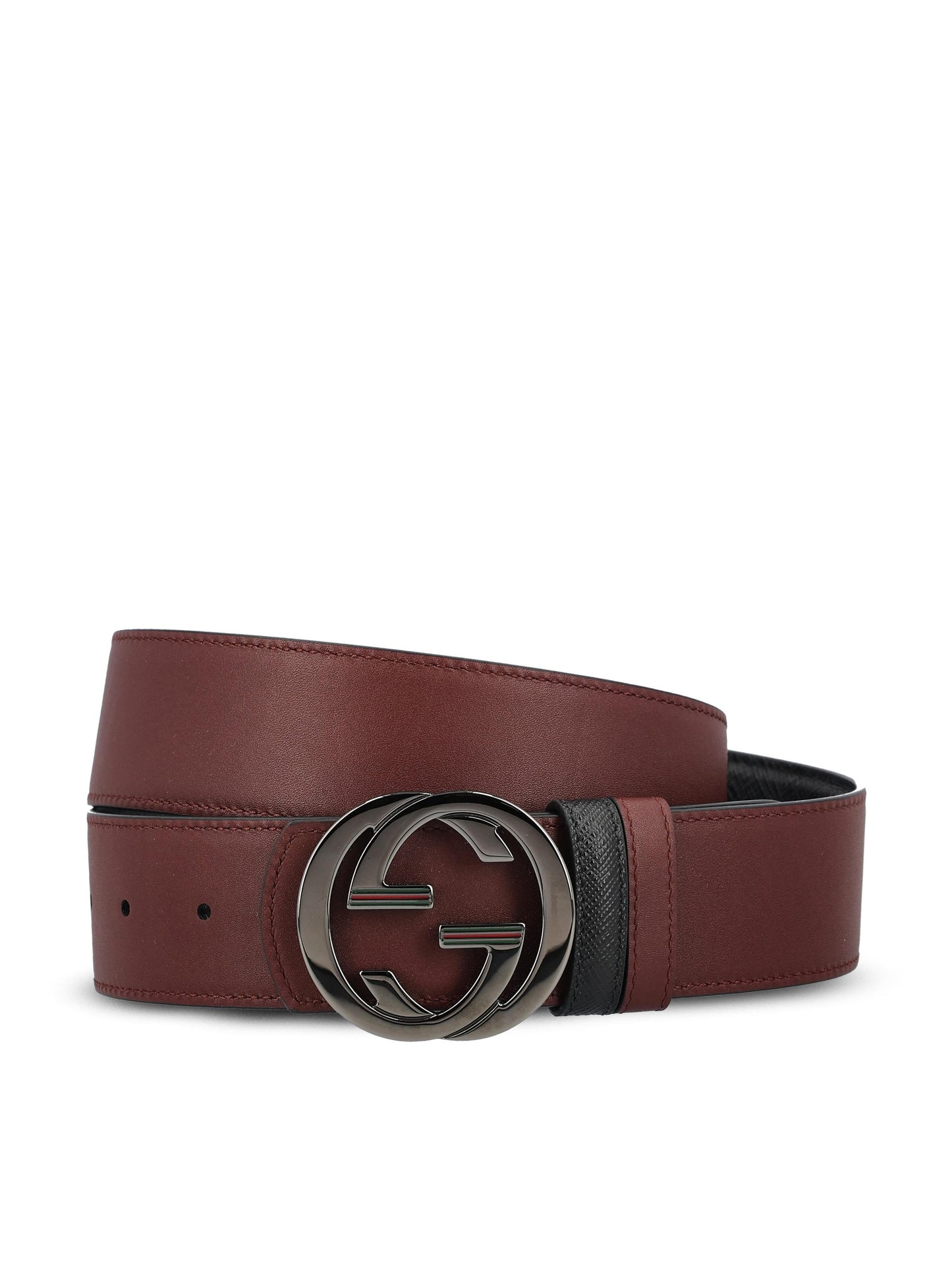 Cintura realizzata in pelle granata. 854722 AAFWB1047 GUCCI 