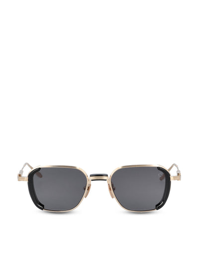 Occhiali da sole in titanio. AKS-513A-49 GLD - BLK AKONI 