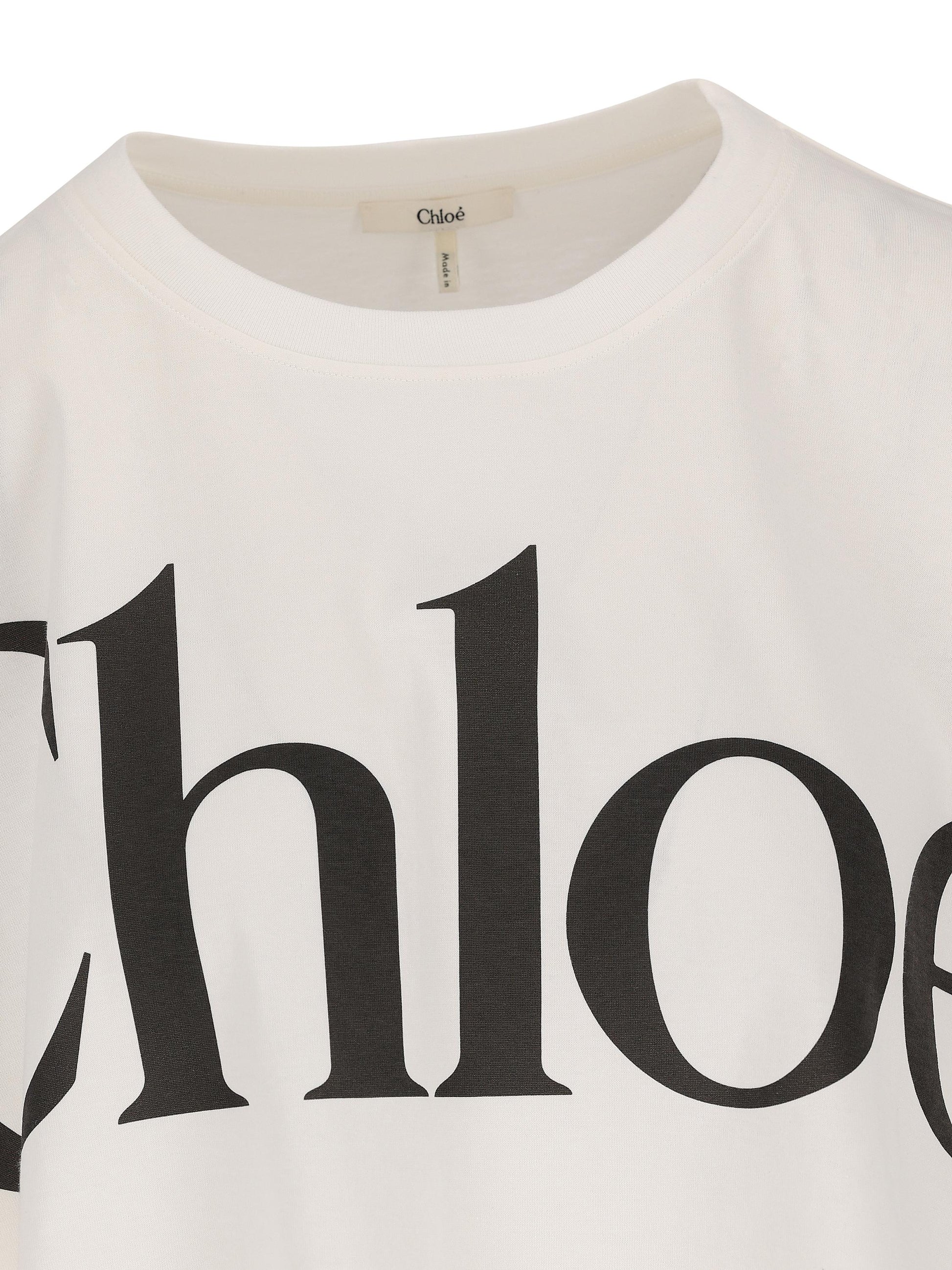 T-Shirt realizzata in cotone. CH24AJH09183 101 CHLOE' 