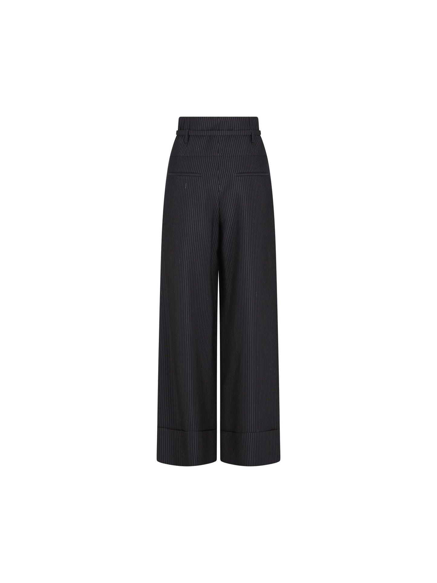 Pantaloni in lana gessata. FR6673 AW7IF0QG3 FENDI 