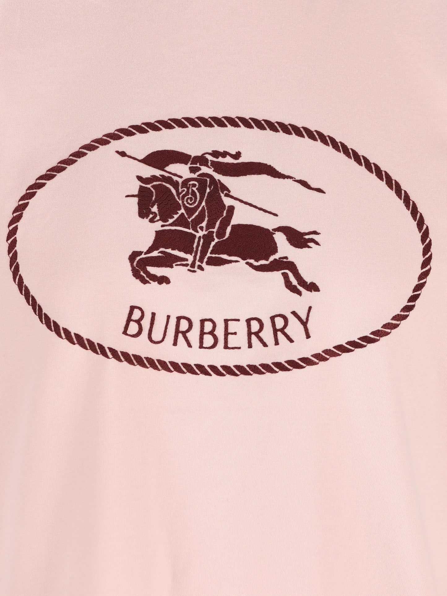 T-shirt in cotone con Knight Stamp 8110925 C2989 BURBERRY 