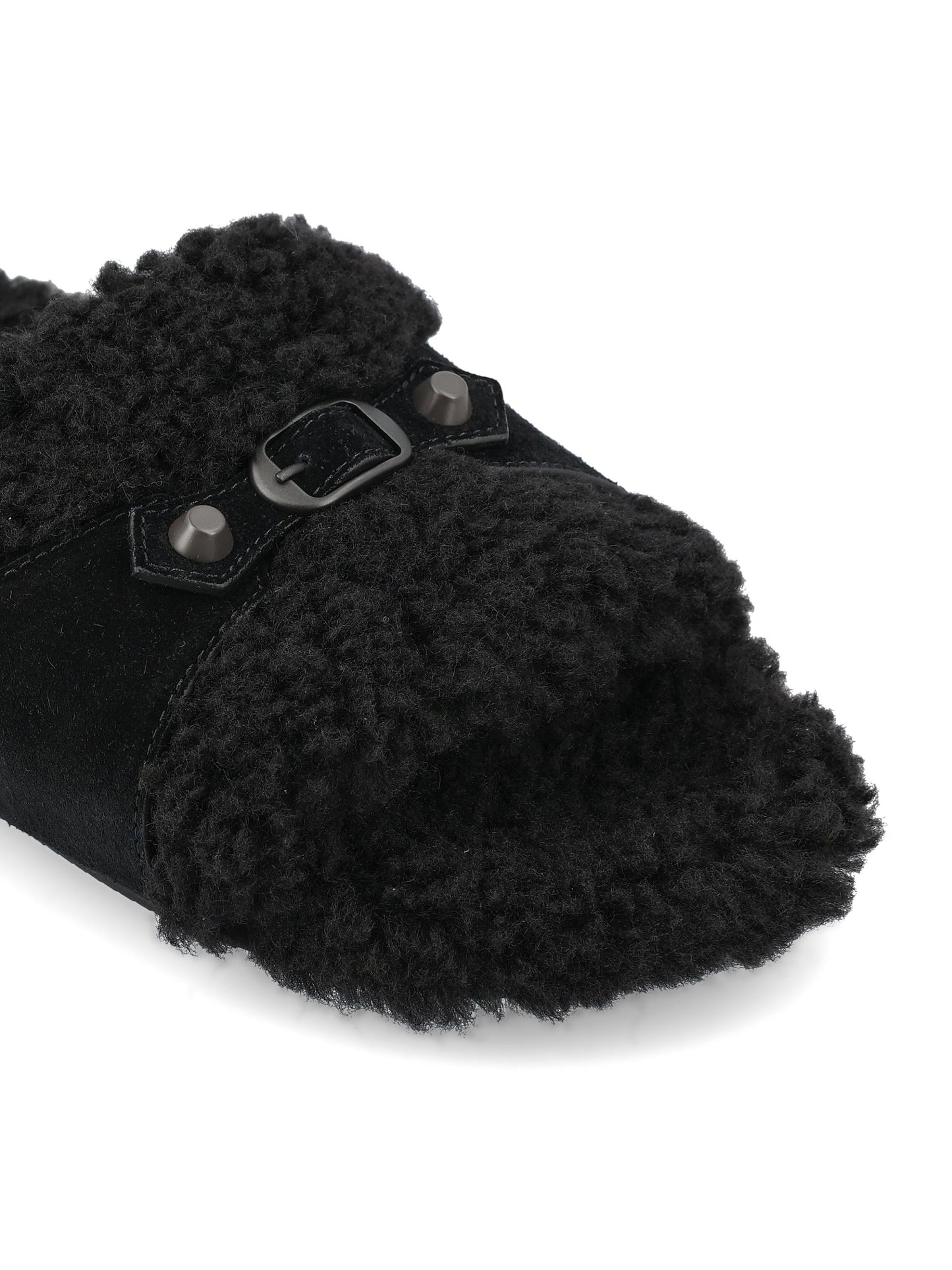 Sandali realizzati in materiale sintetico, lana e pelle di vitello scamosciata. 850938 W14I31181 BALENCIAGA 