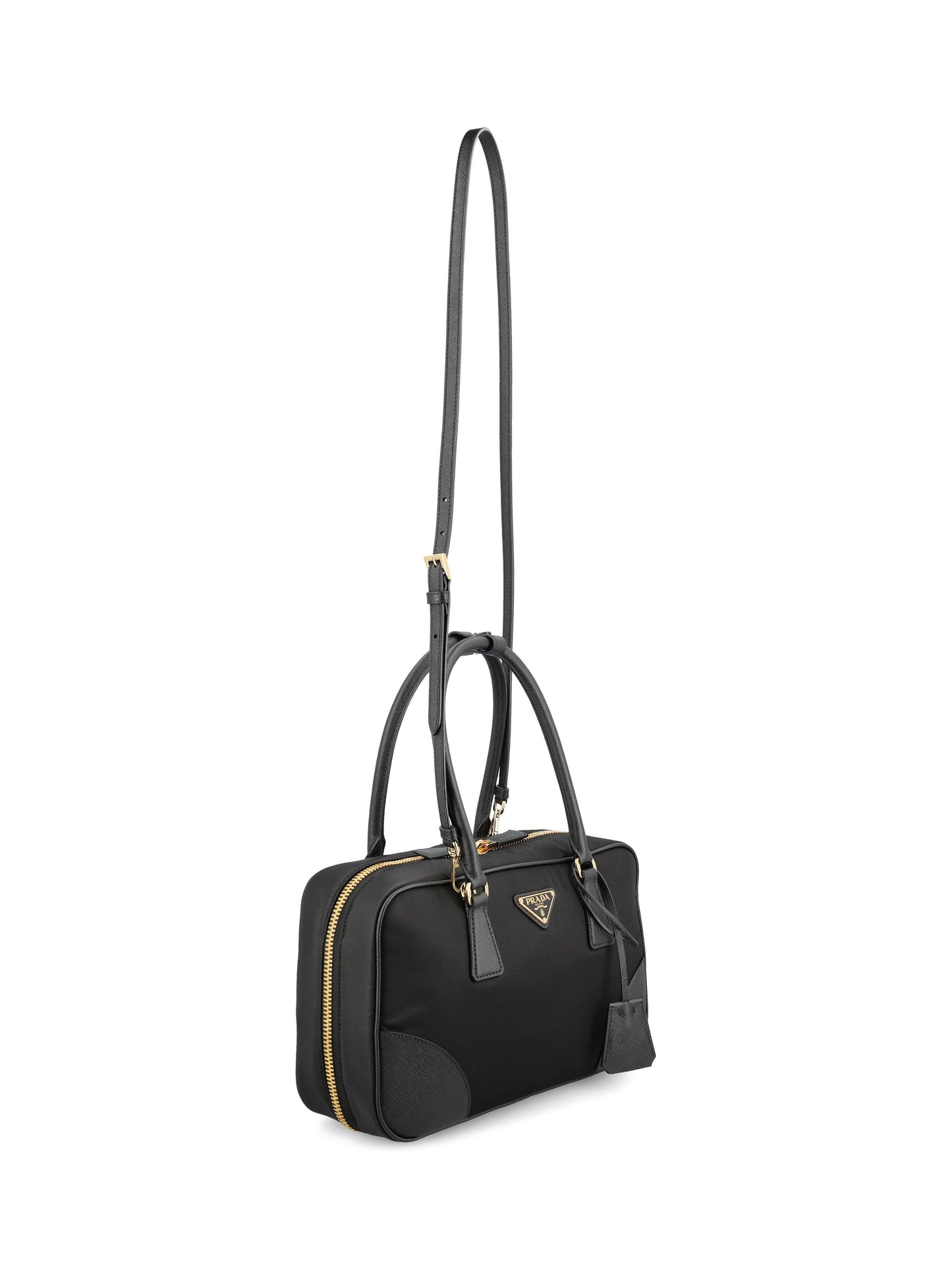 Bauletto realizzato in re-nylon e saffiano. 1BB115 R064F0002 PRADA 