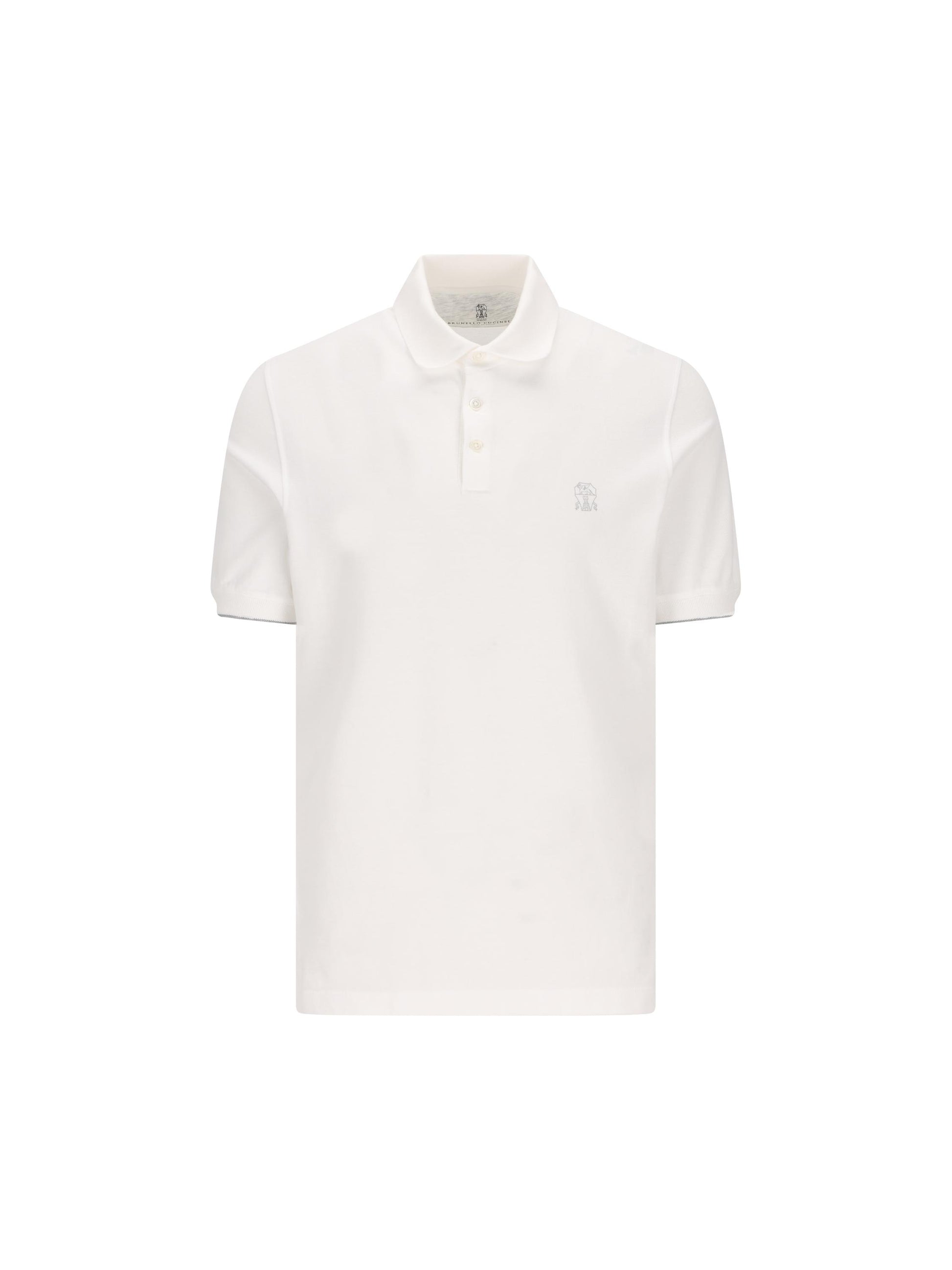 Polo realizzata in cotone. ME8548788 CK640 BRUNELLO CUCINELLI 