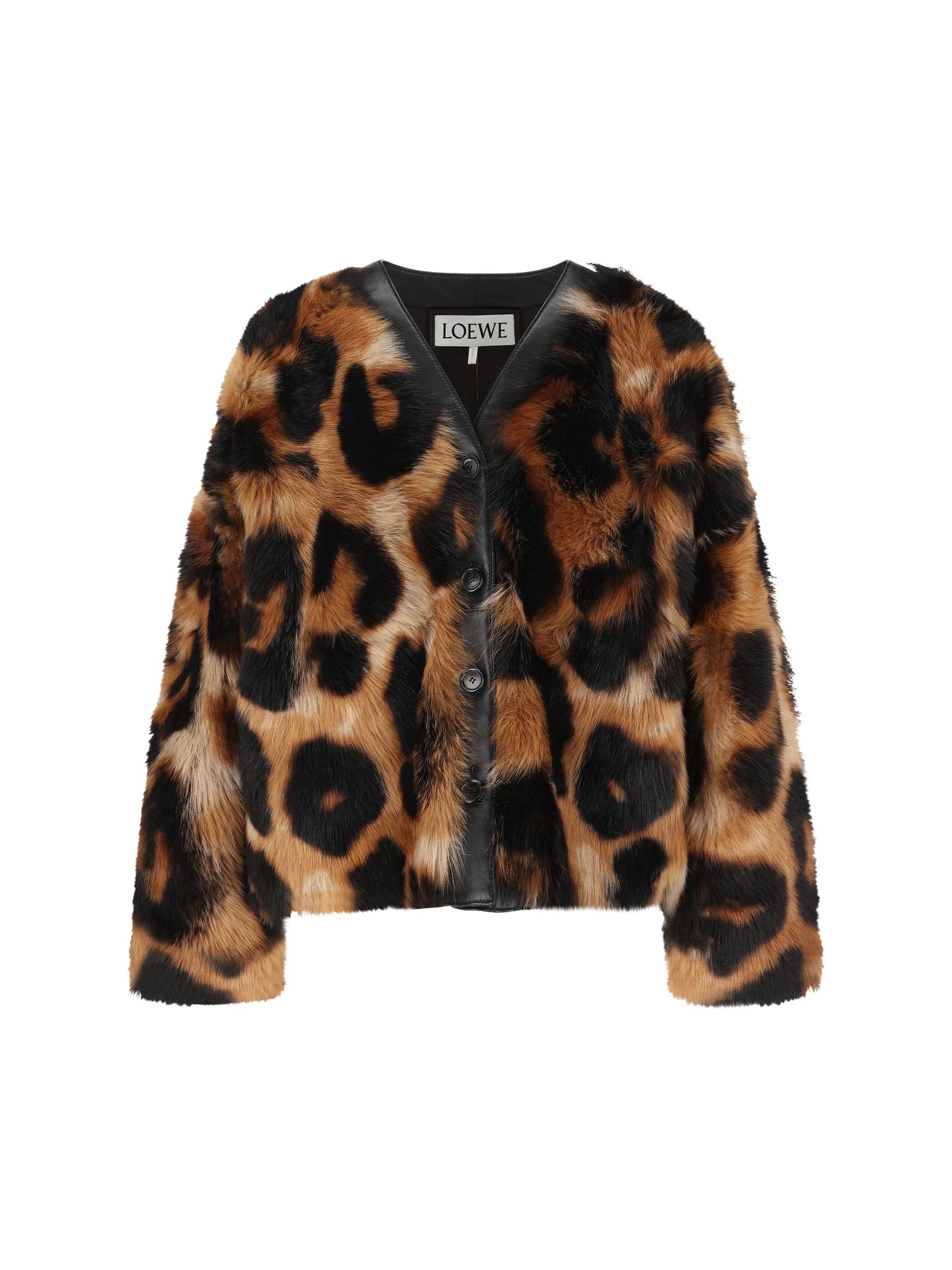 Cardigan in shearling. S540Y2SL13 3100 LOEWE 