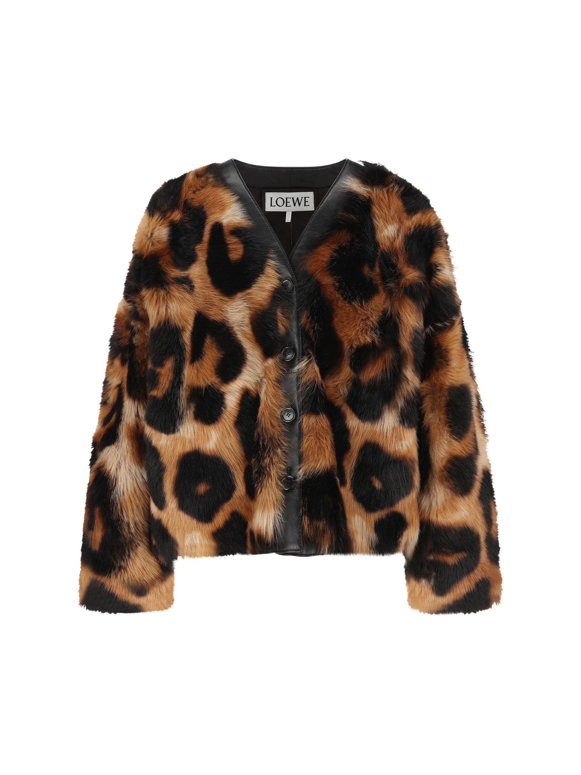 Cardigan in shearling. S540Y2SL13 3100 LOEWE 