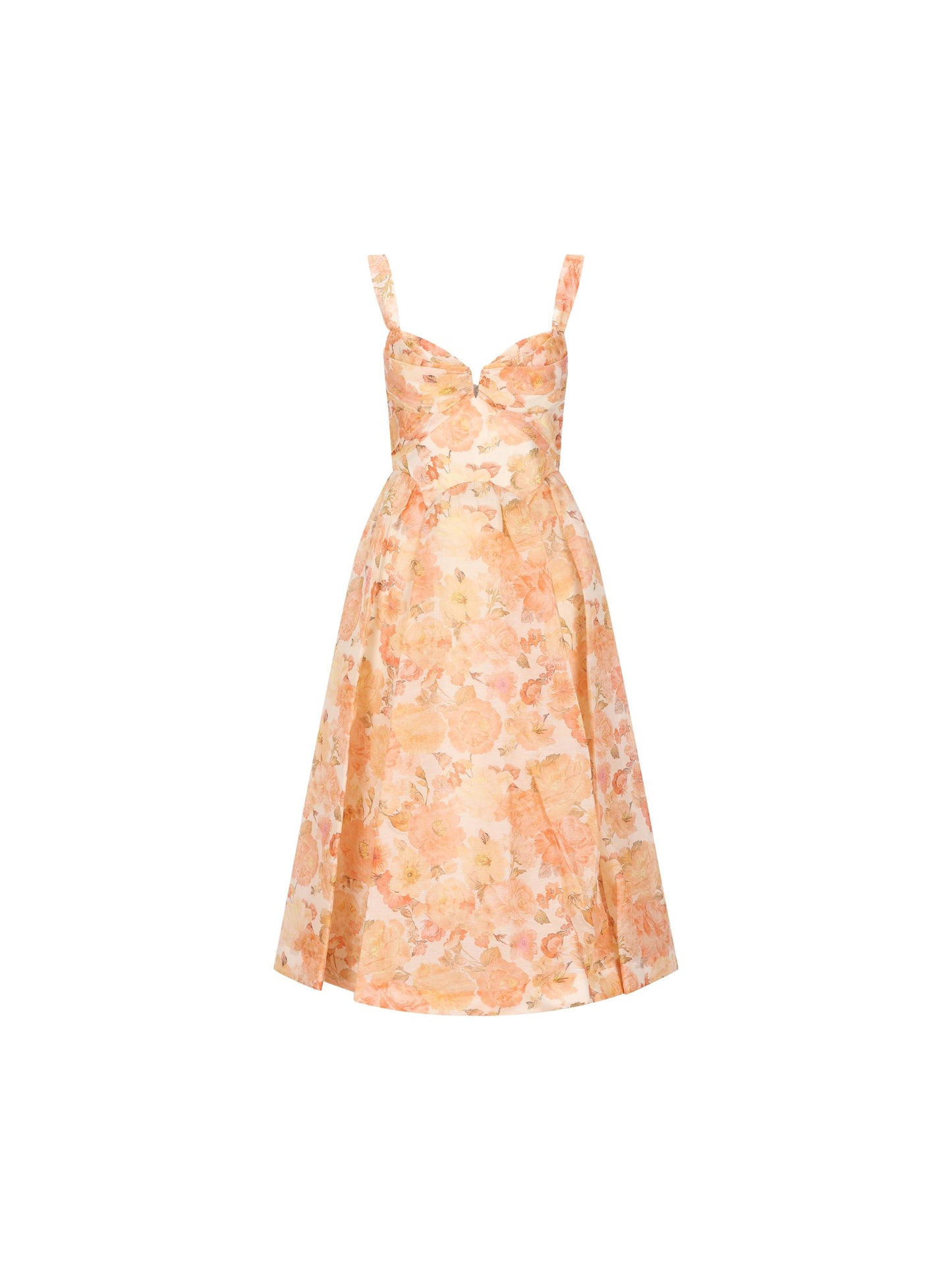 Abito realizzato in misto seta e lino 6847DC261 GLBLM ZIMMERMANN 